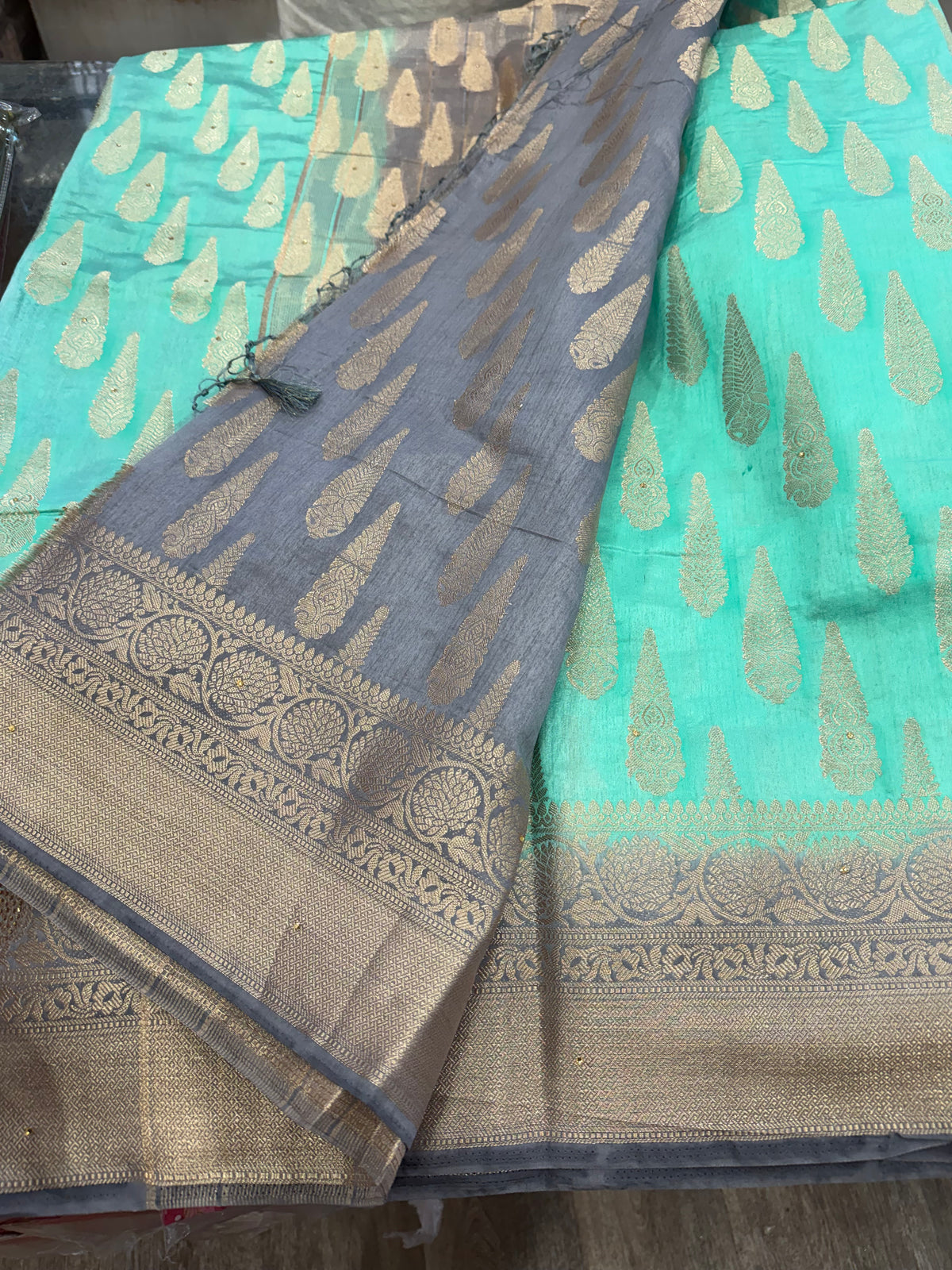 Beautiful designer silk saree