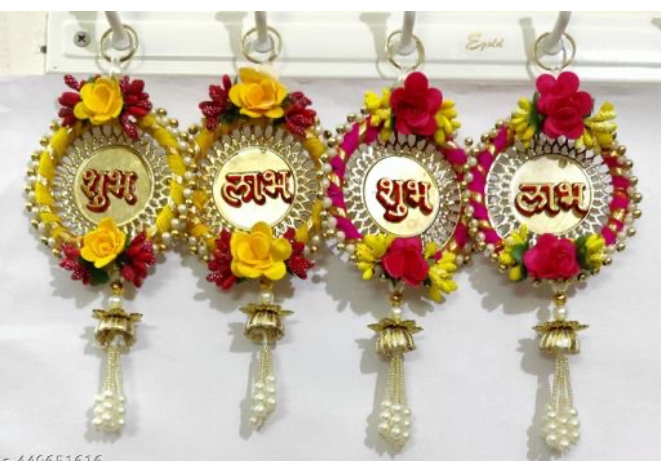 Beautiful designer shubh labh hangings