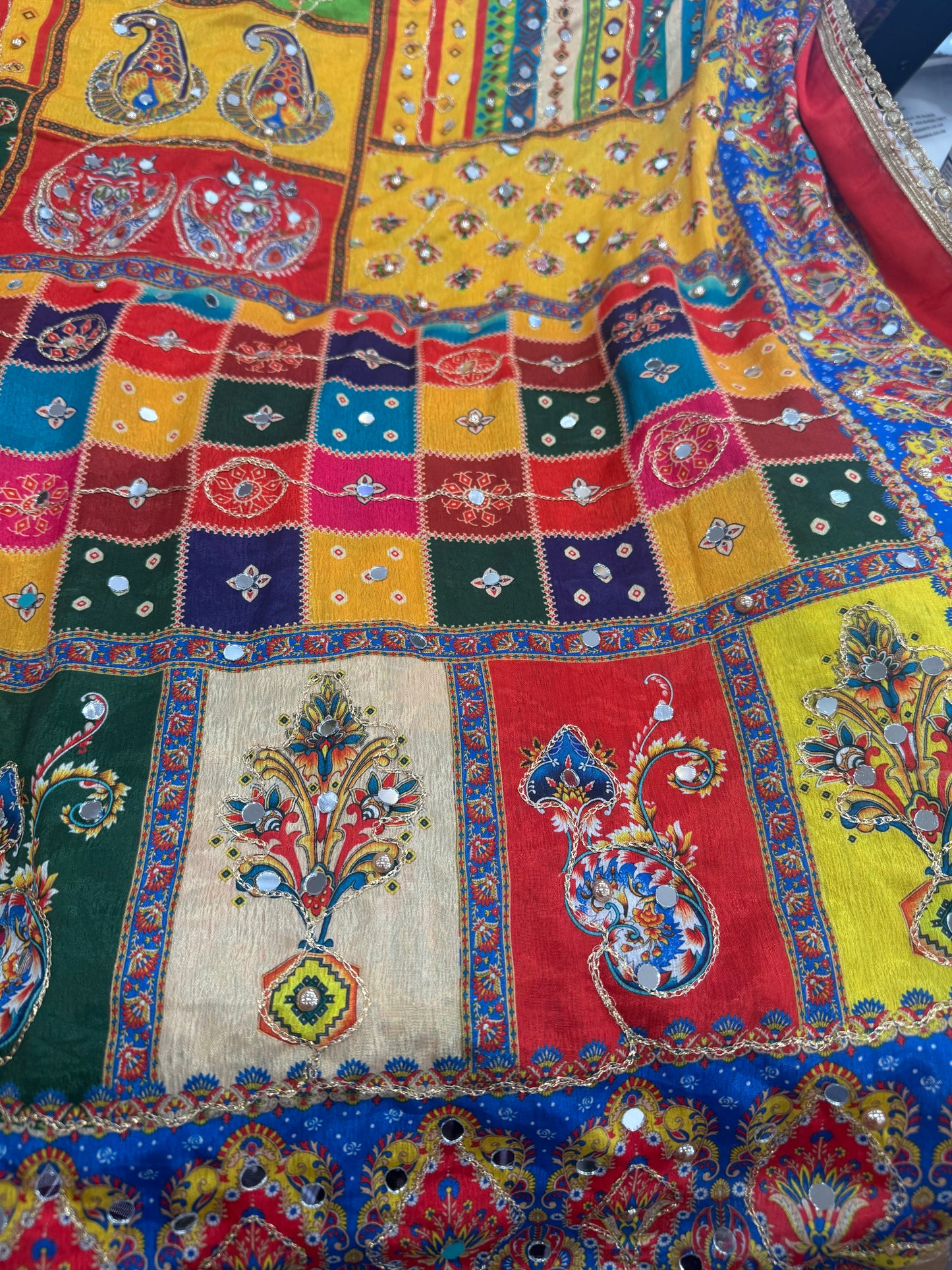 Beautiful designer Pakistani style dupatta