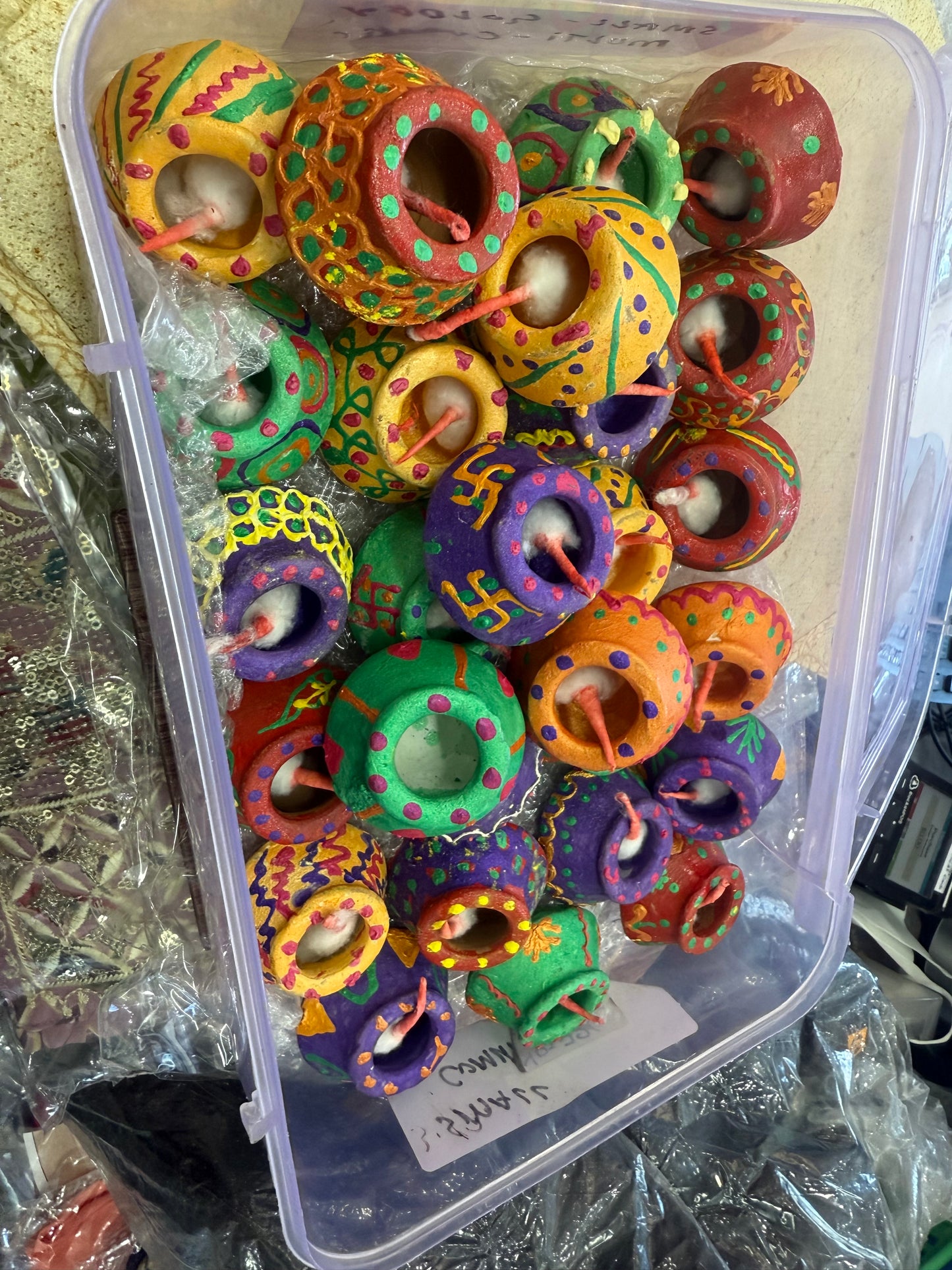 Beautiful designer diyas combo