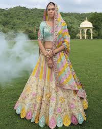 Beautiful designer semi stitch lengha choli