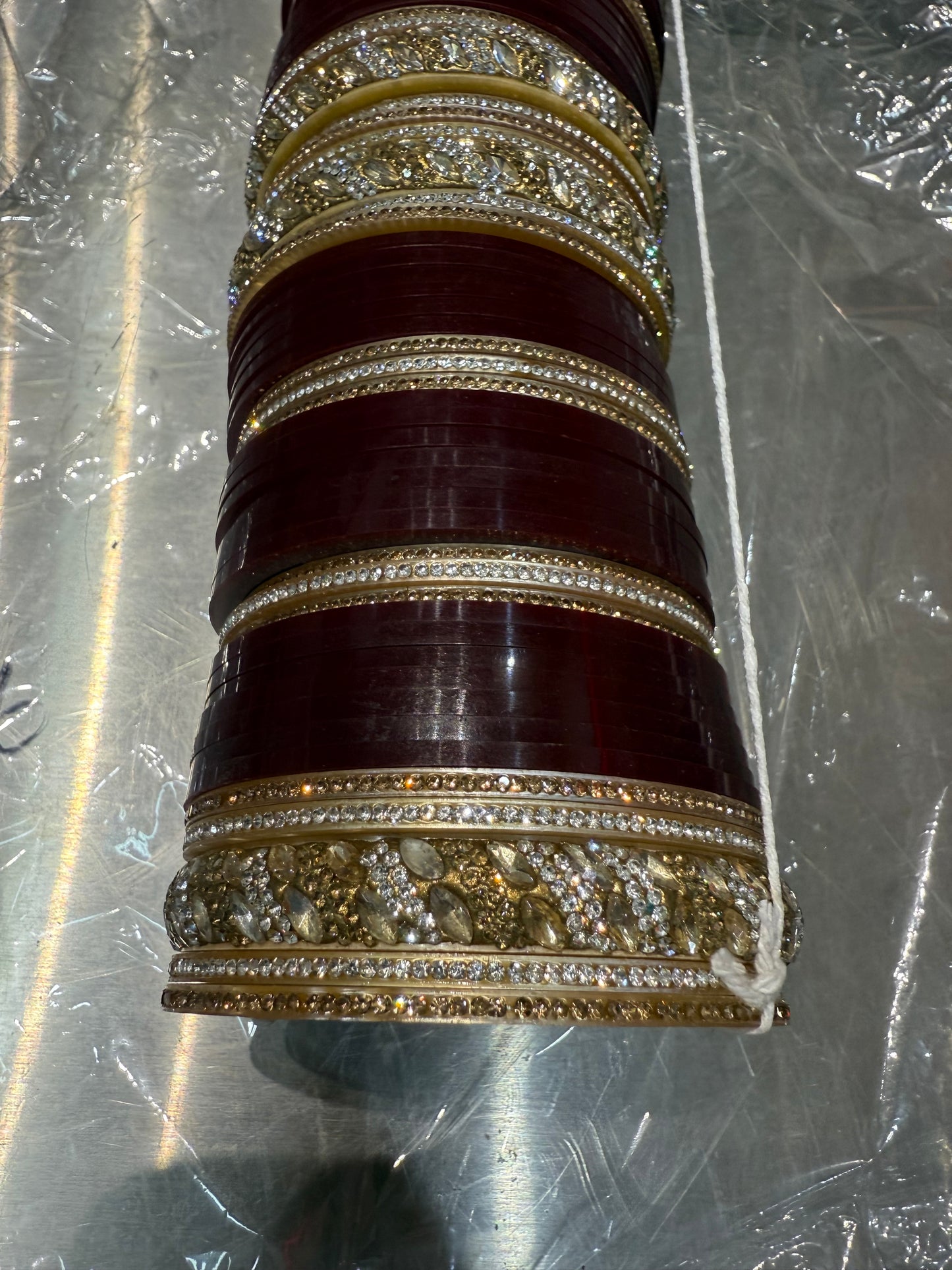 Beautiful designer chura bangle set