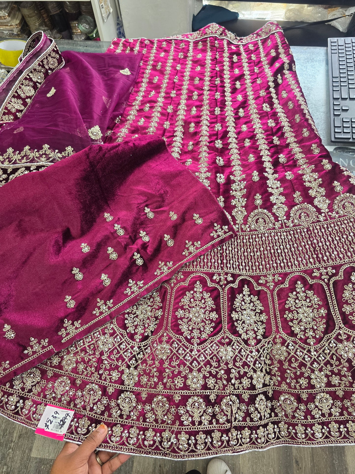 Beautiful designer semi stitch lengha choli