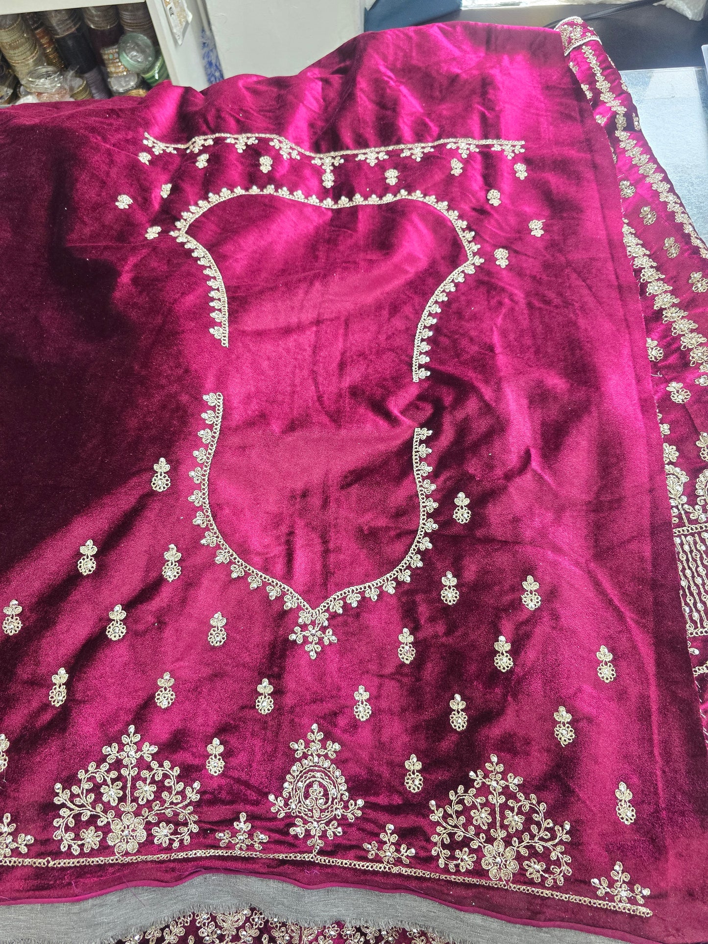 Beautiful designer semi stitch lengha choli