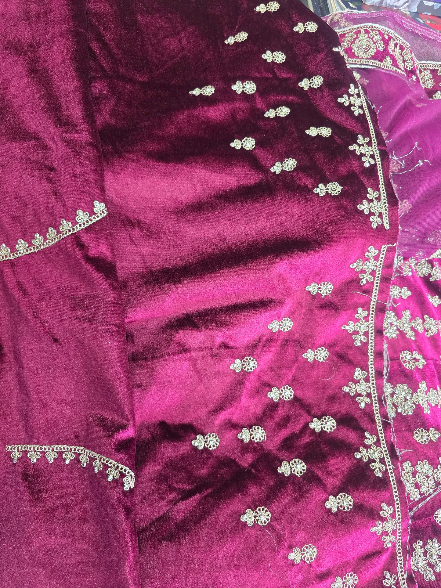 Beautiful designer semi stitch lengha choli