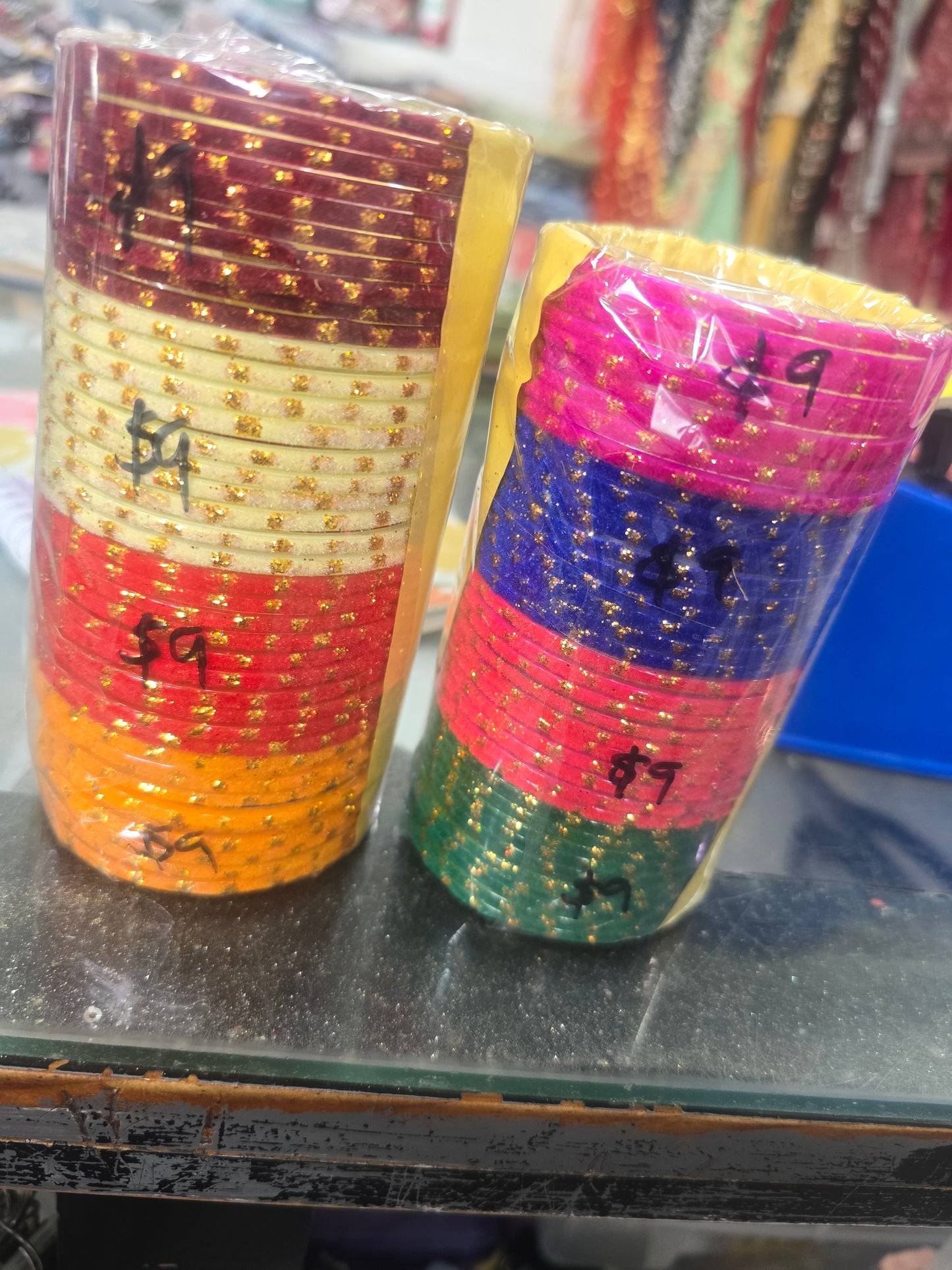 Beautiful designer glass bangles