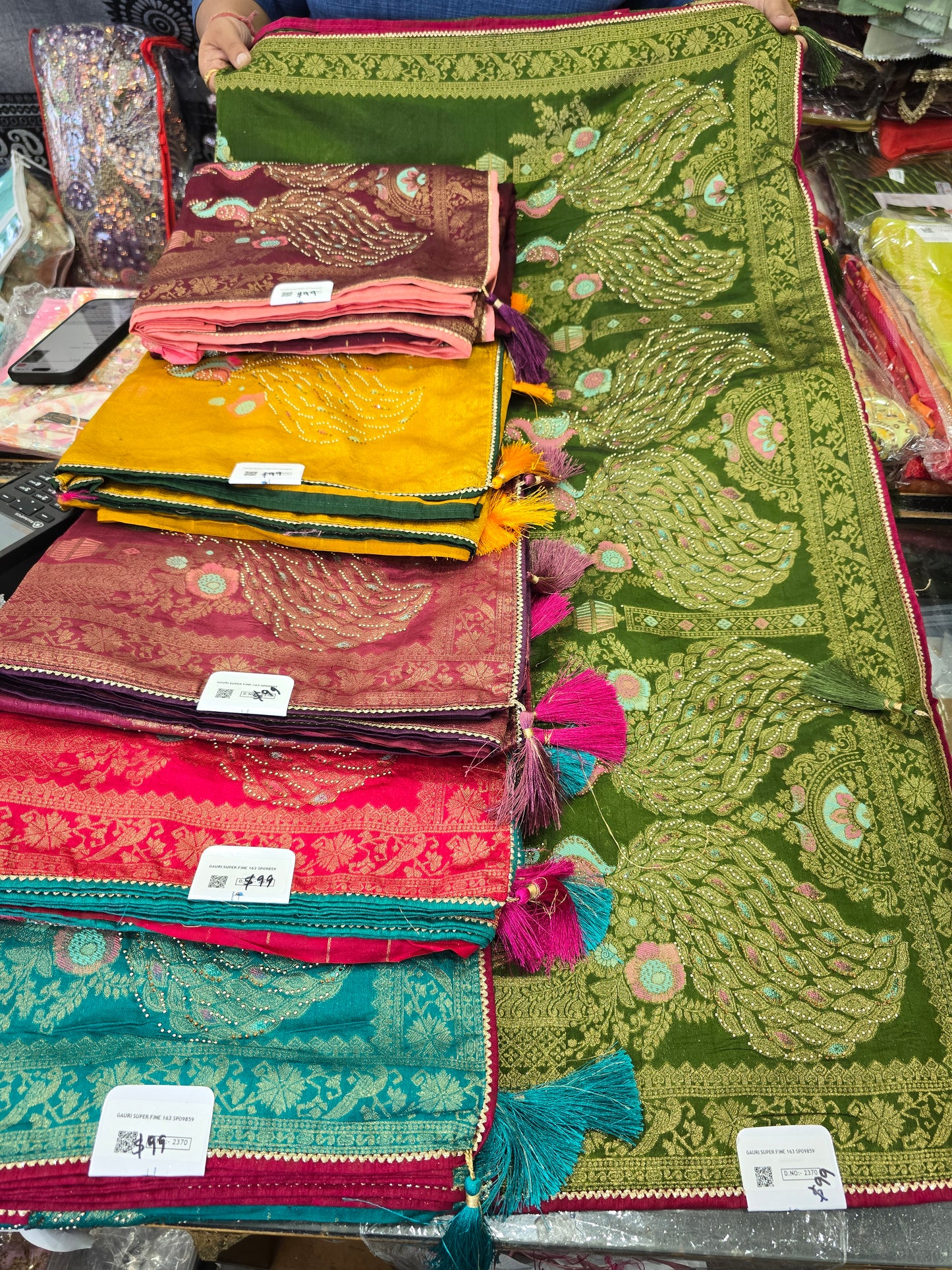 Beautiful designer cotton silk saree