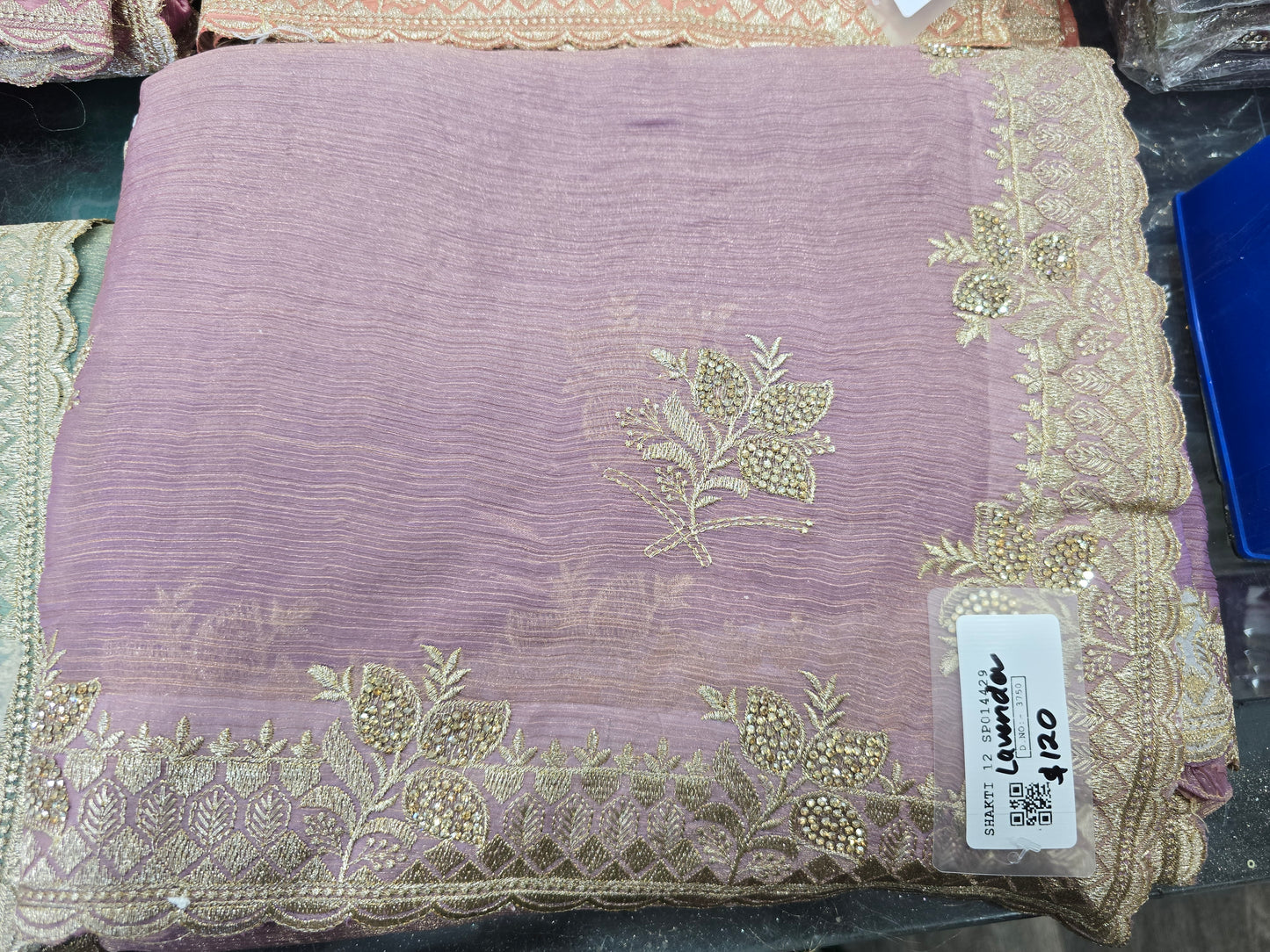 Beautiful designer fully embroidery saree.