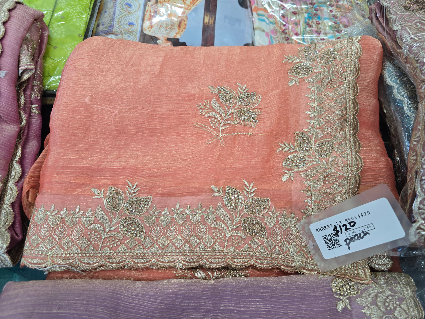 Beautiful designer fully embroidery saree.