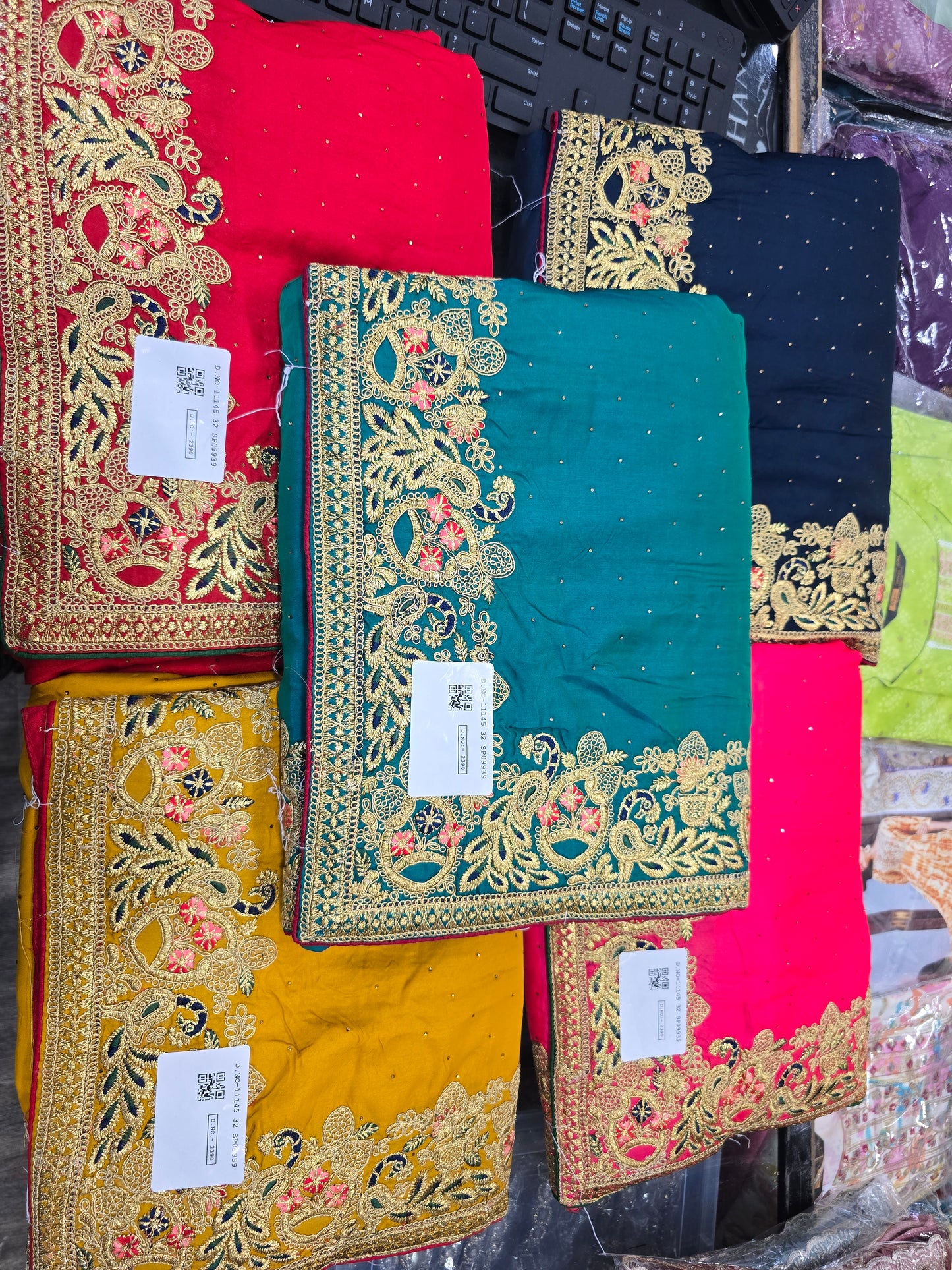 Beautiful designer silk saree