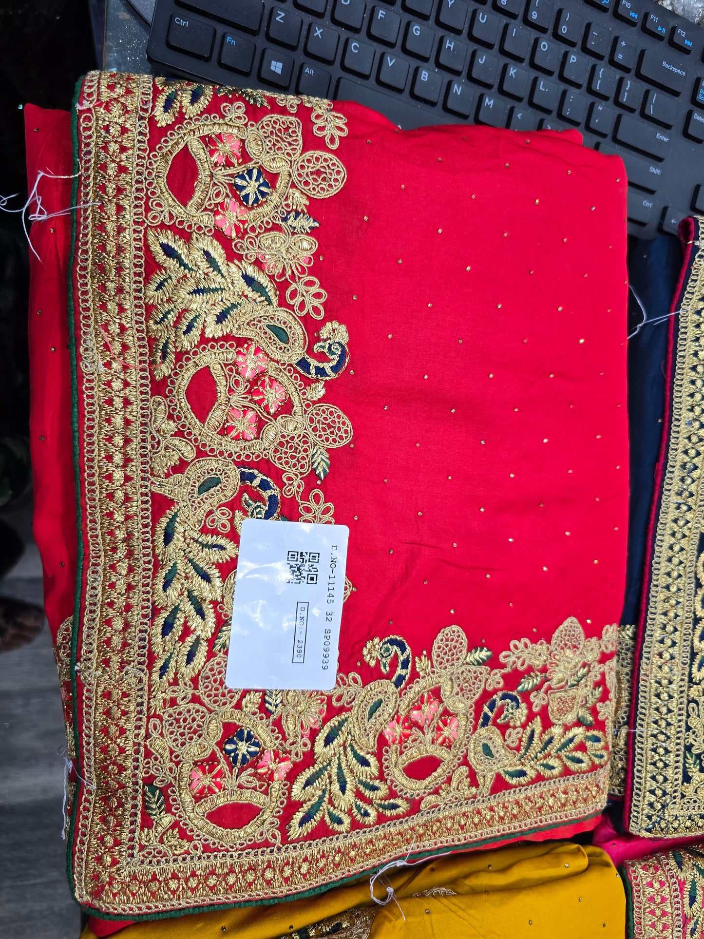 Beautiful designer silk saree
