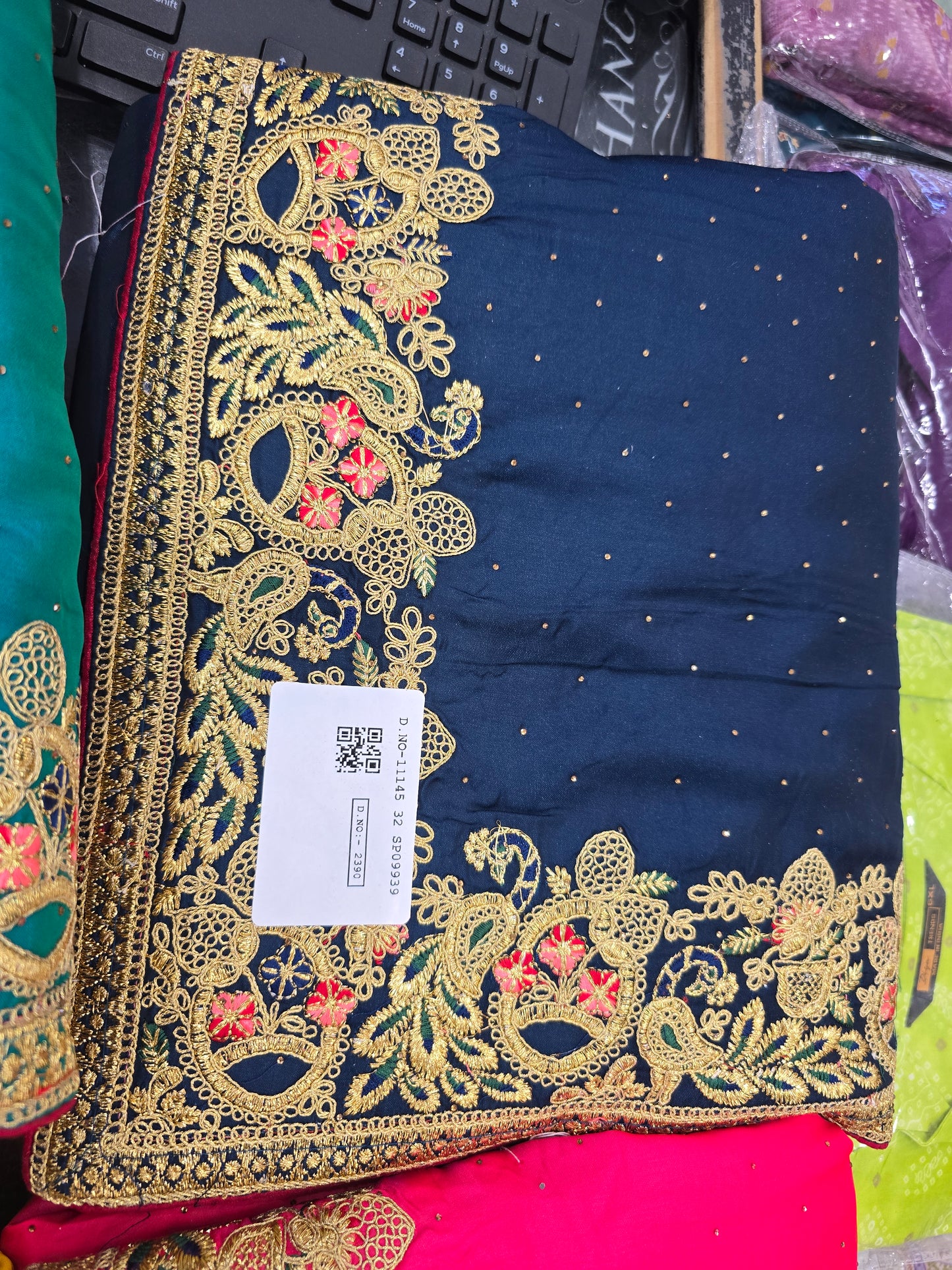 Beautiful designer silk saree