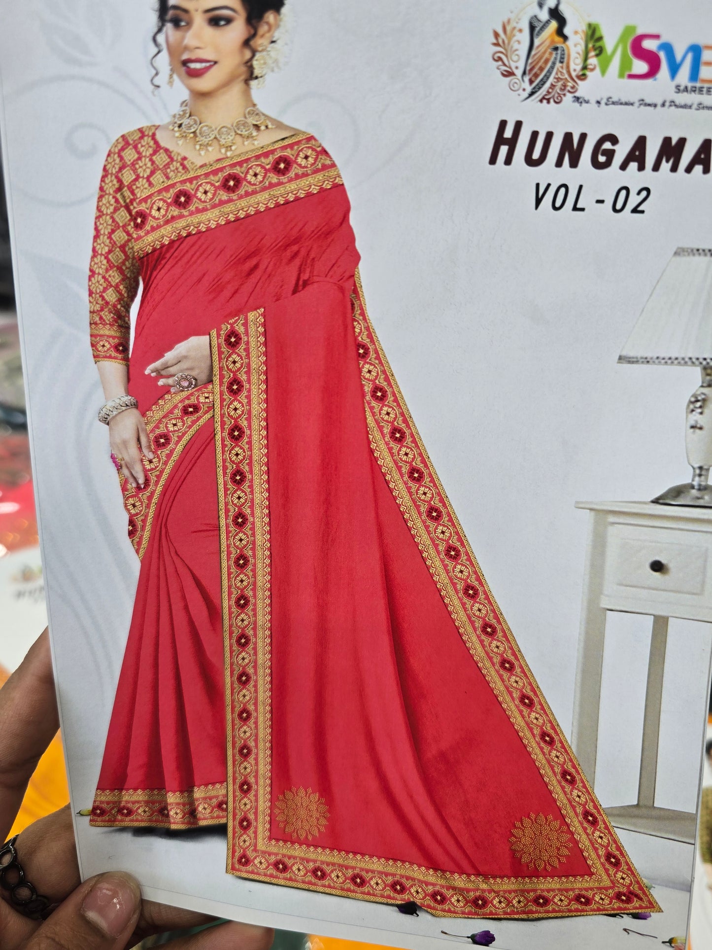 Beautiful designer cotton silk saree
