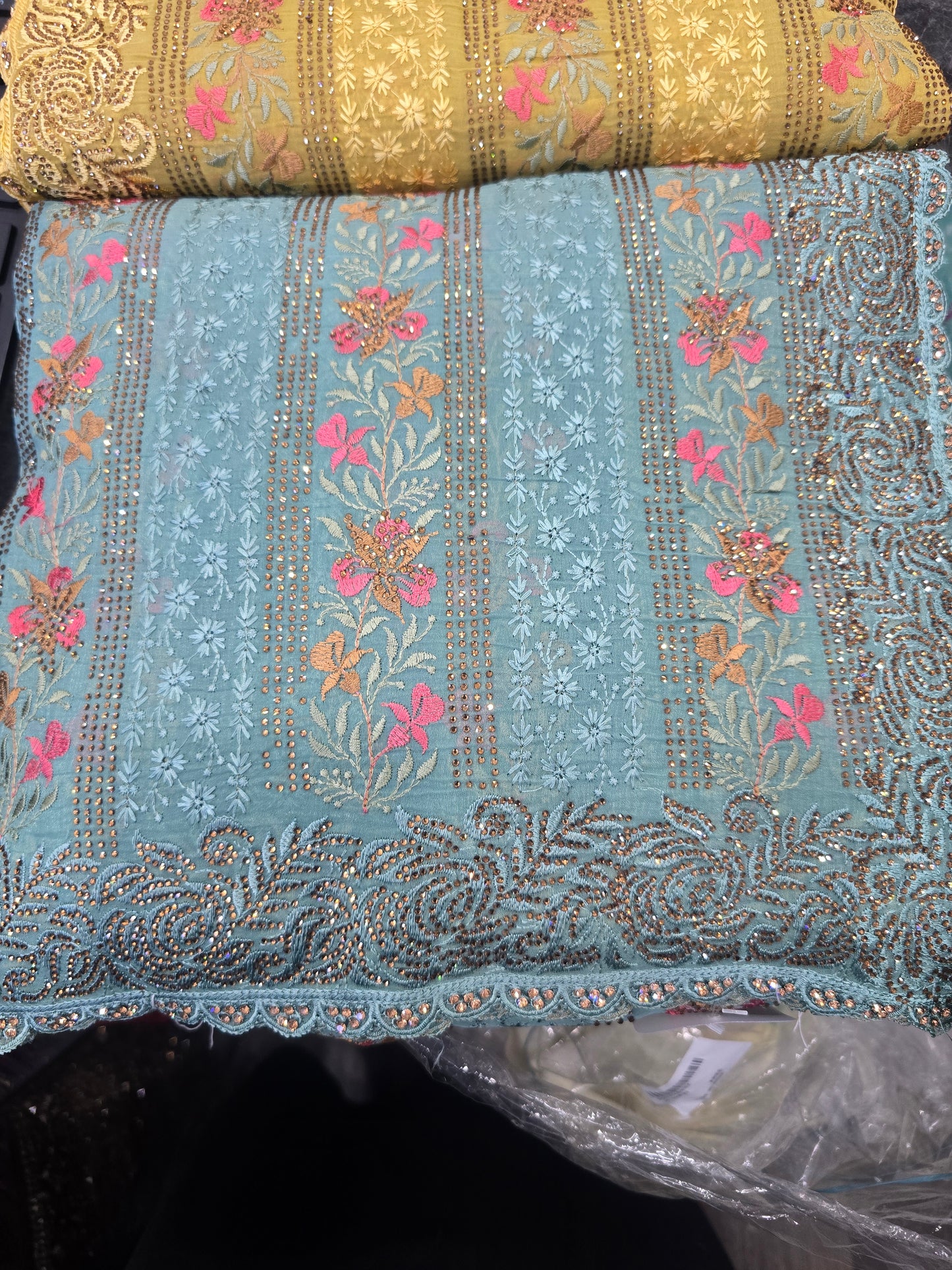 Beautiful designer gorgette saree