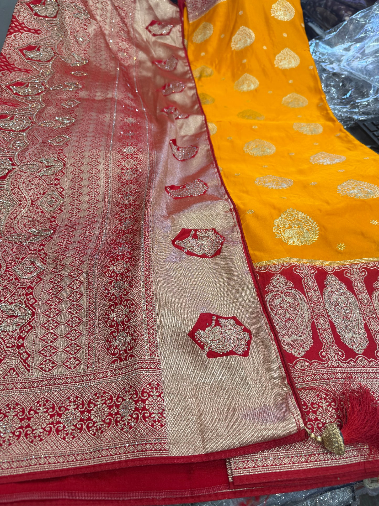 Beautiful designer pure silk saree