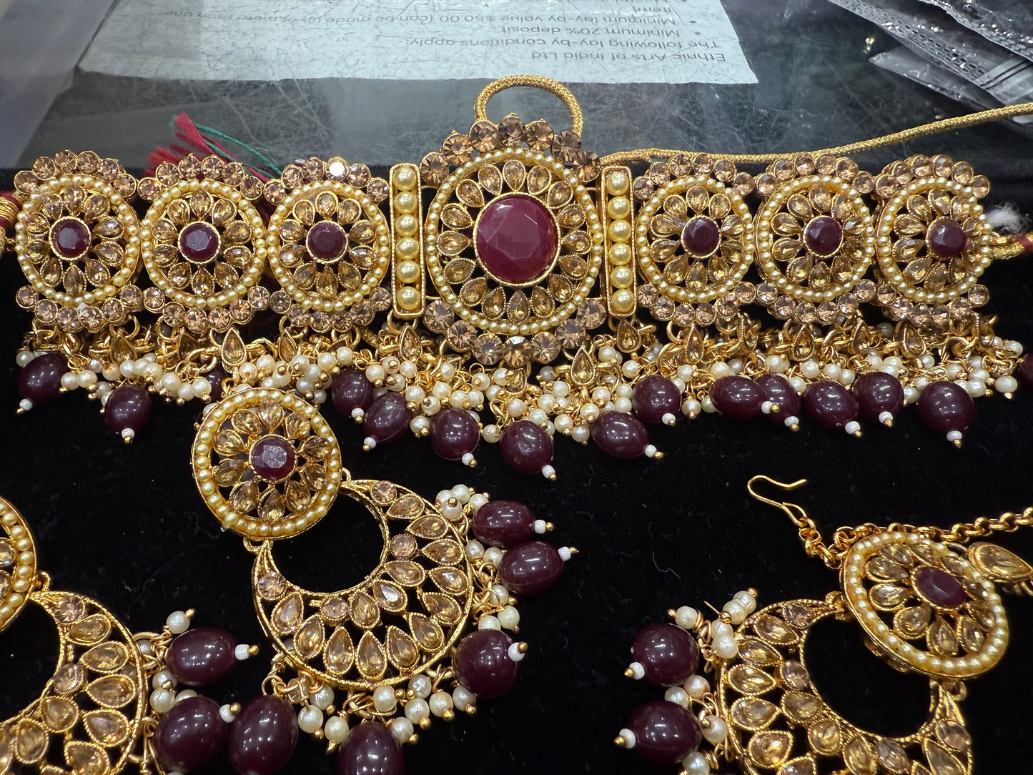 Beautiful designer necklace set