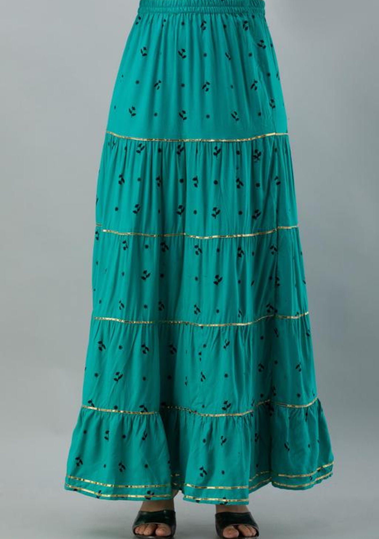 Beautiful designer Kurti with skirt