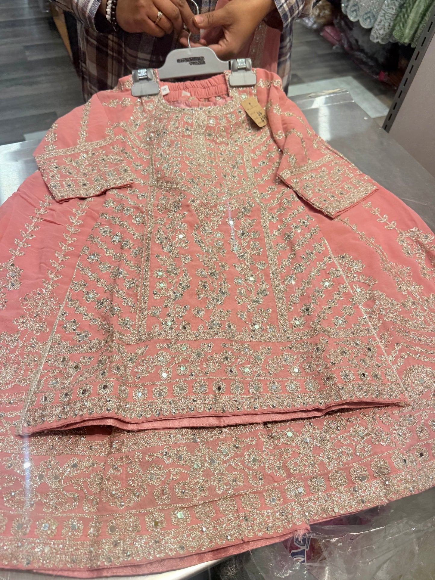 Beautiful designer plazo suit for kids