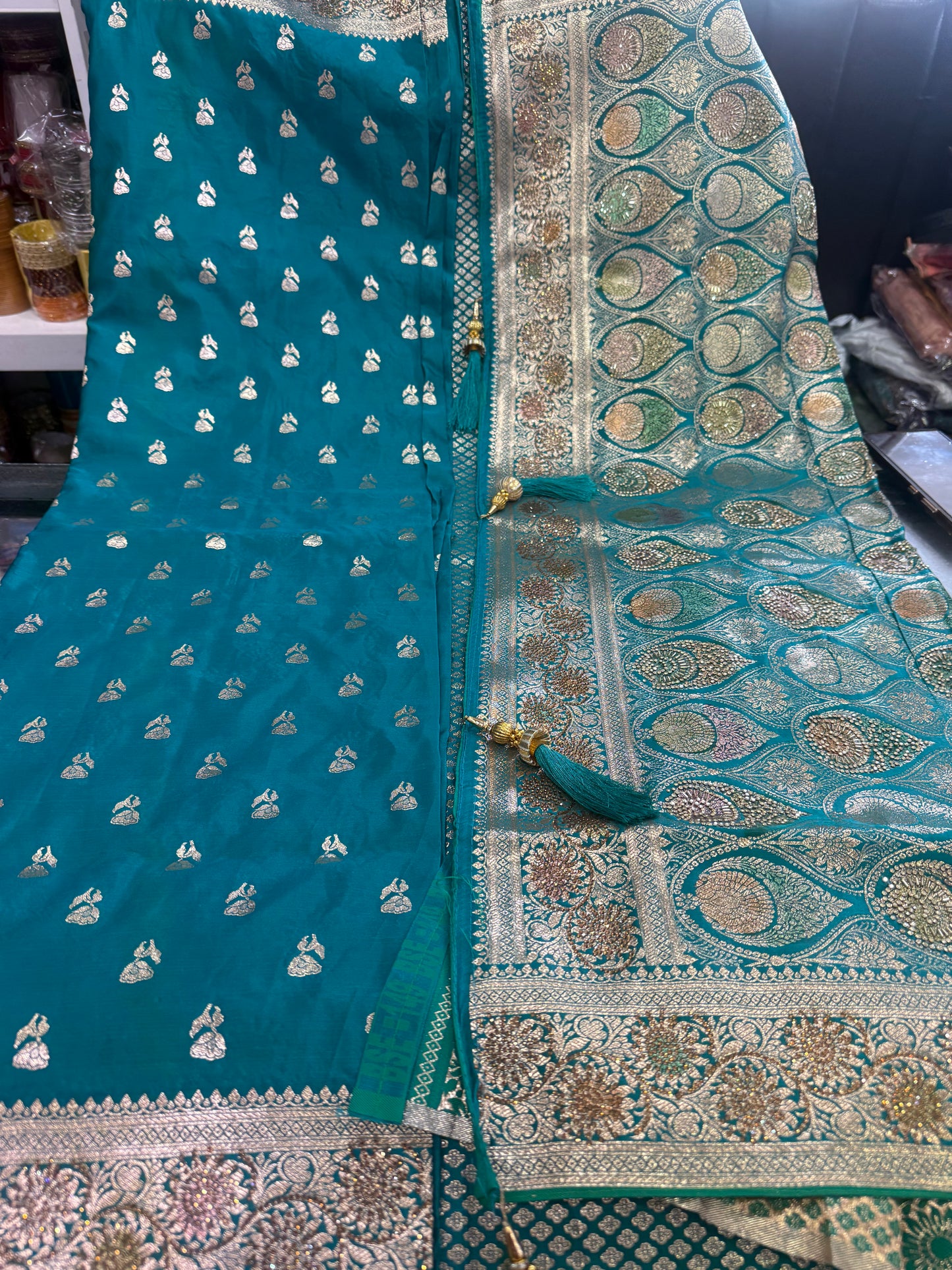 Beautiful designer pure silk saree
