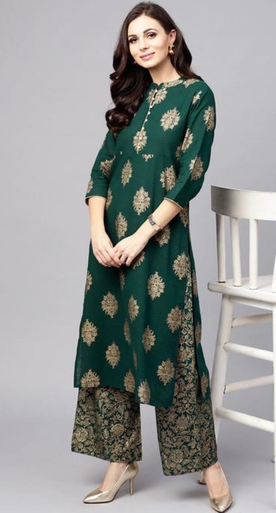 Beautiful designer Kurti with plazo
