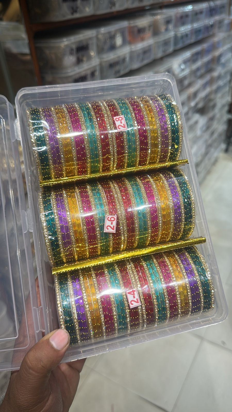 Beautiful designer raindrops bangles