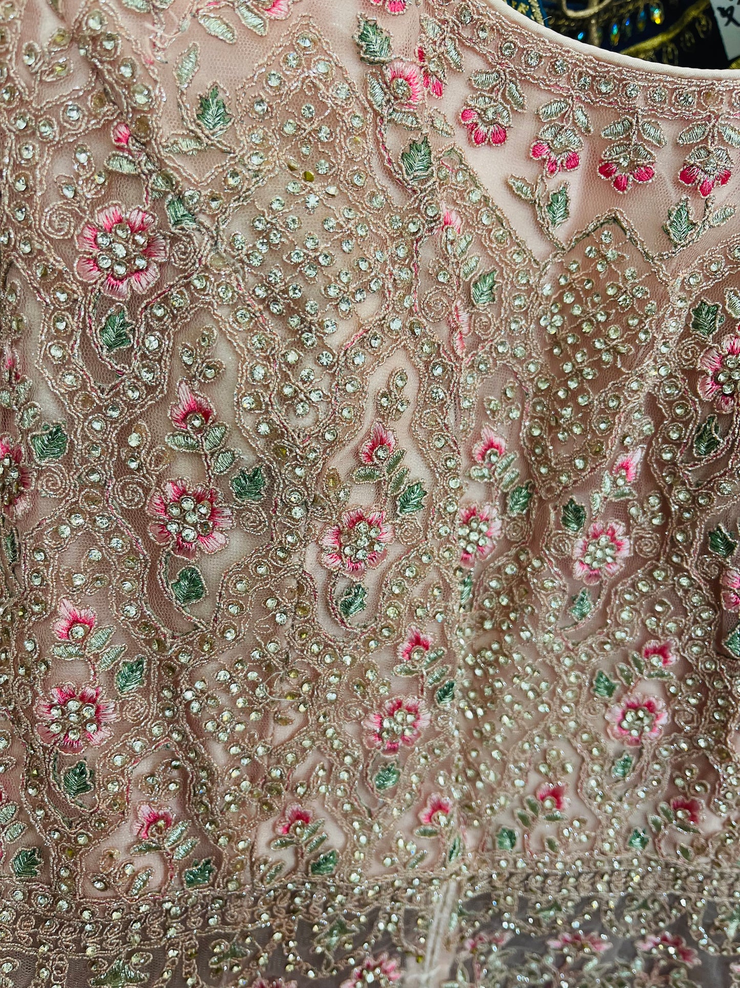 Beautiful designer long top lengha