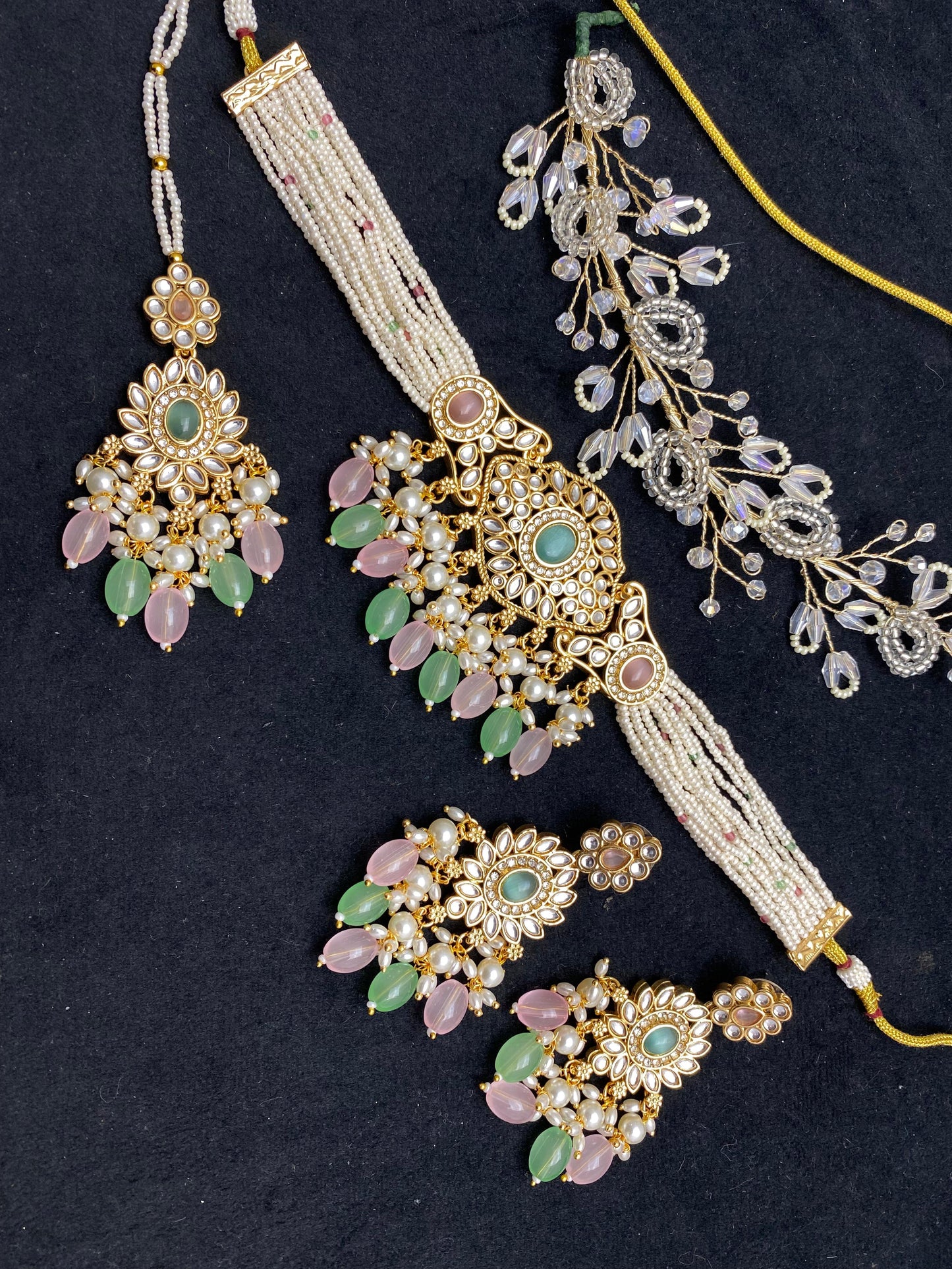 Beautiful designer choker necklace set