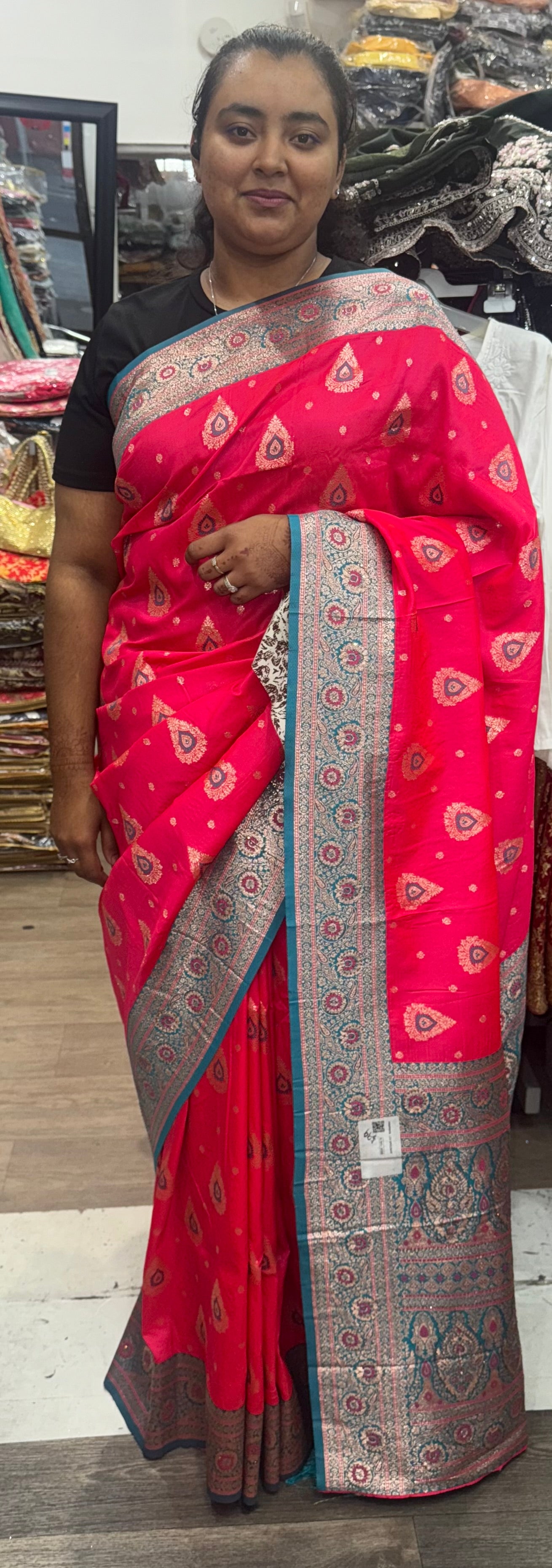 Beautiful designer silk saree