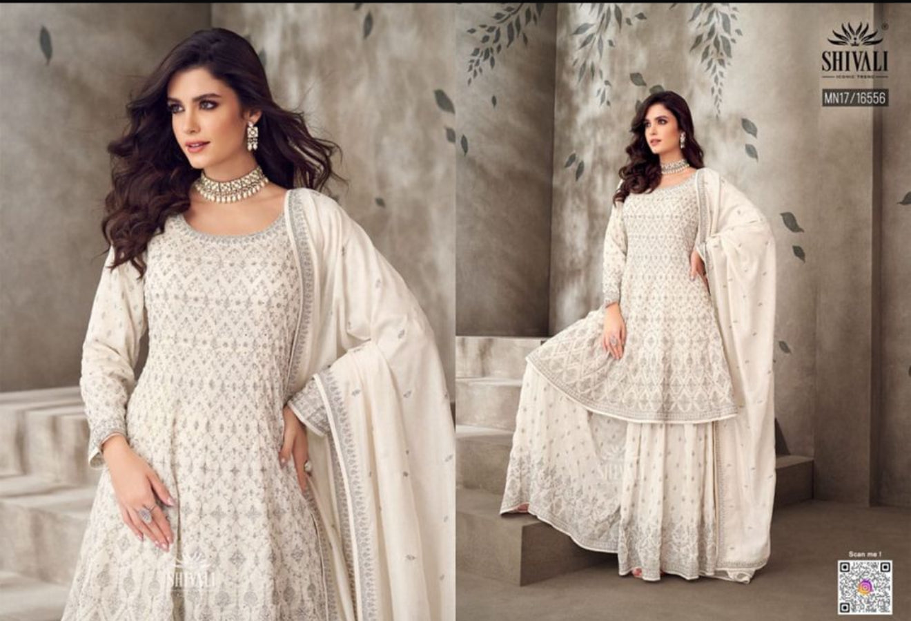 Beautiful designer skirt pants with peplum top suit