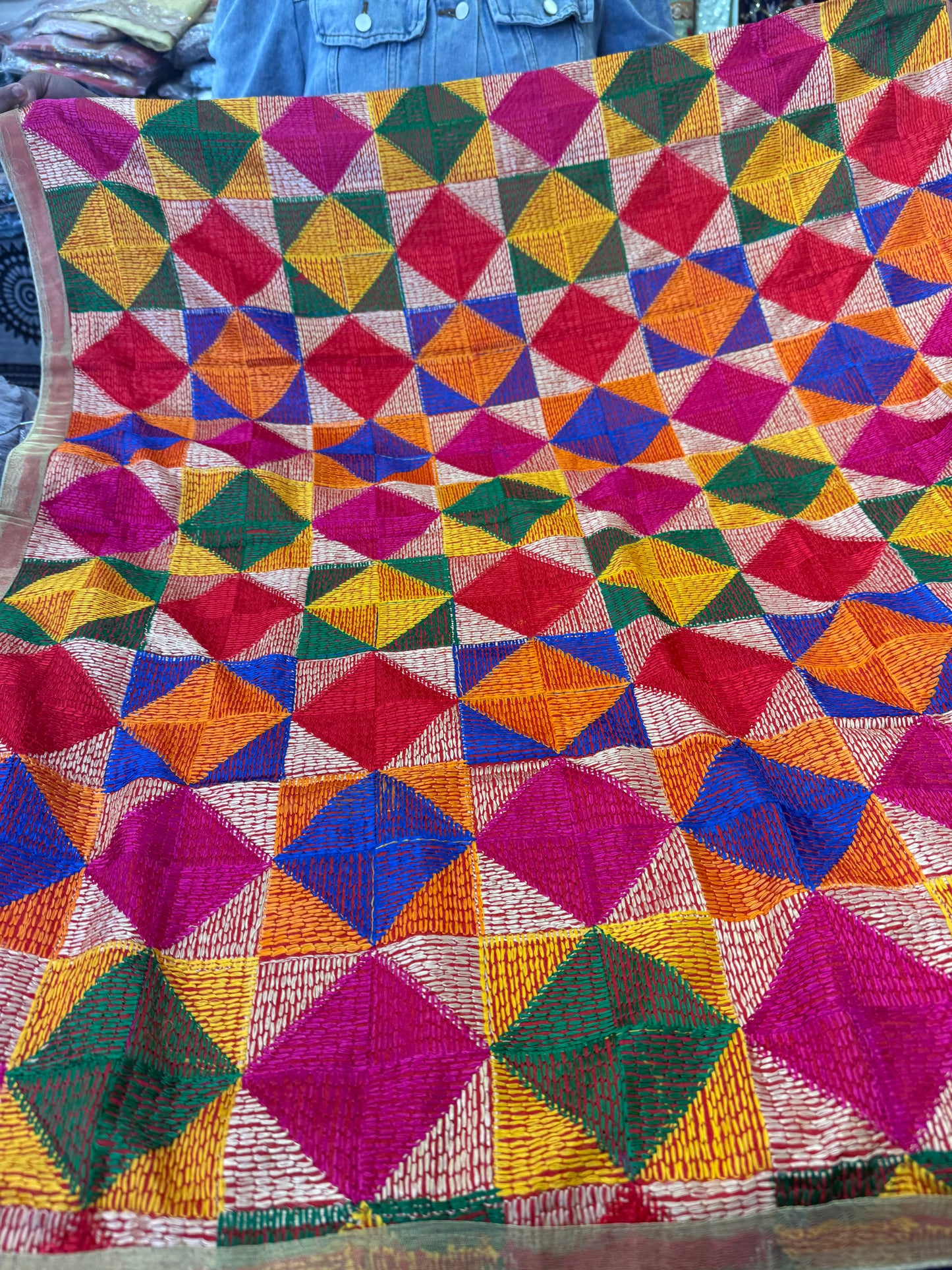 Beautiful designer phulkari dupatta
