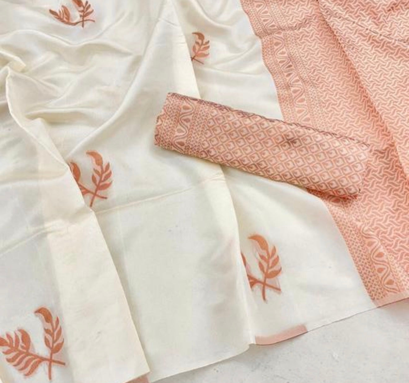 Beautiful designer cotton silk saree