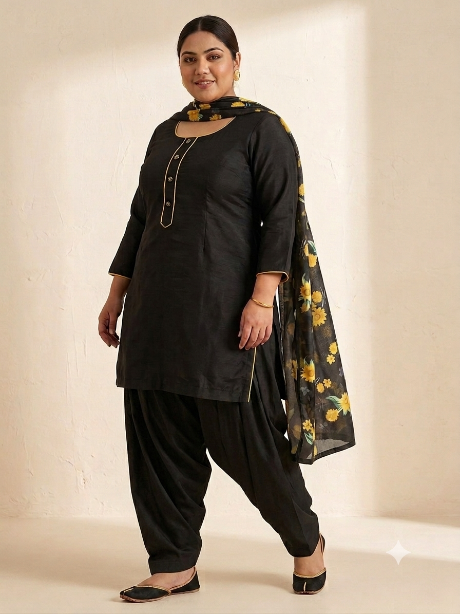Beautiful designer punjabi patiala suit