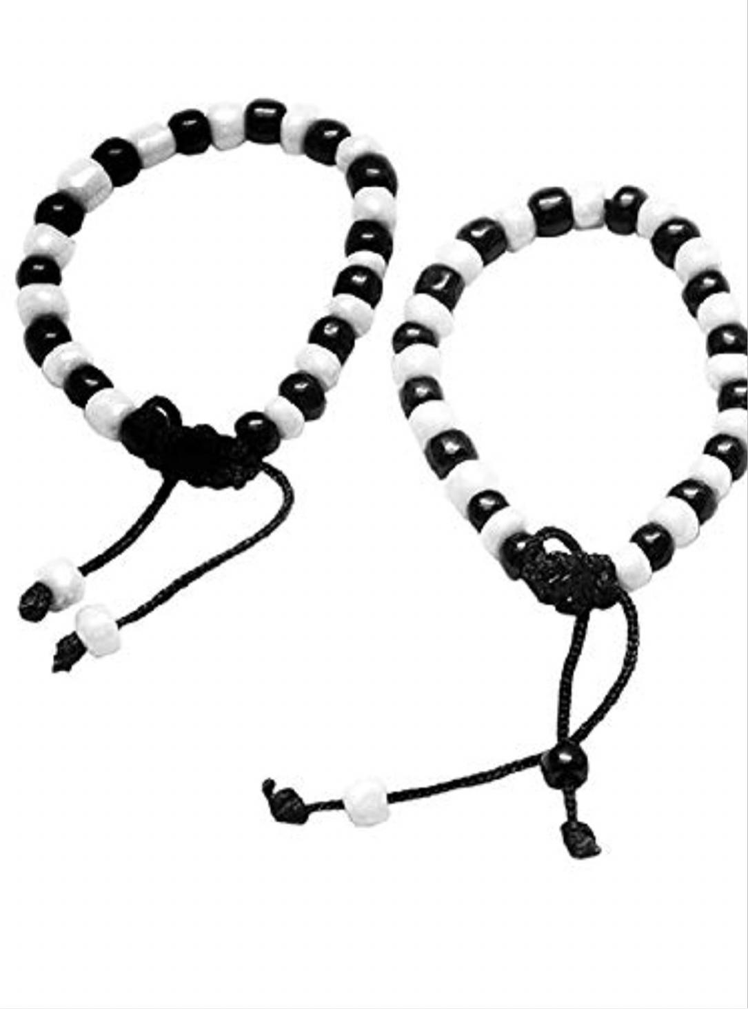 Beautiful newborn black beeds bracelet