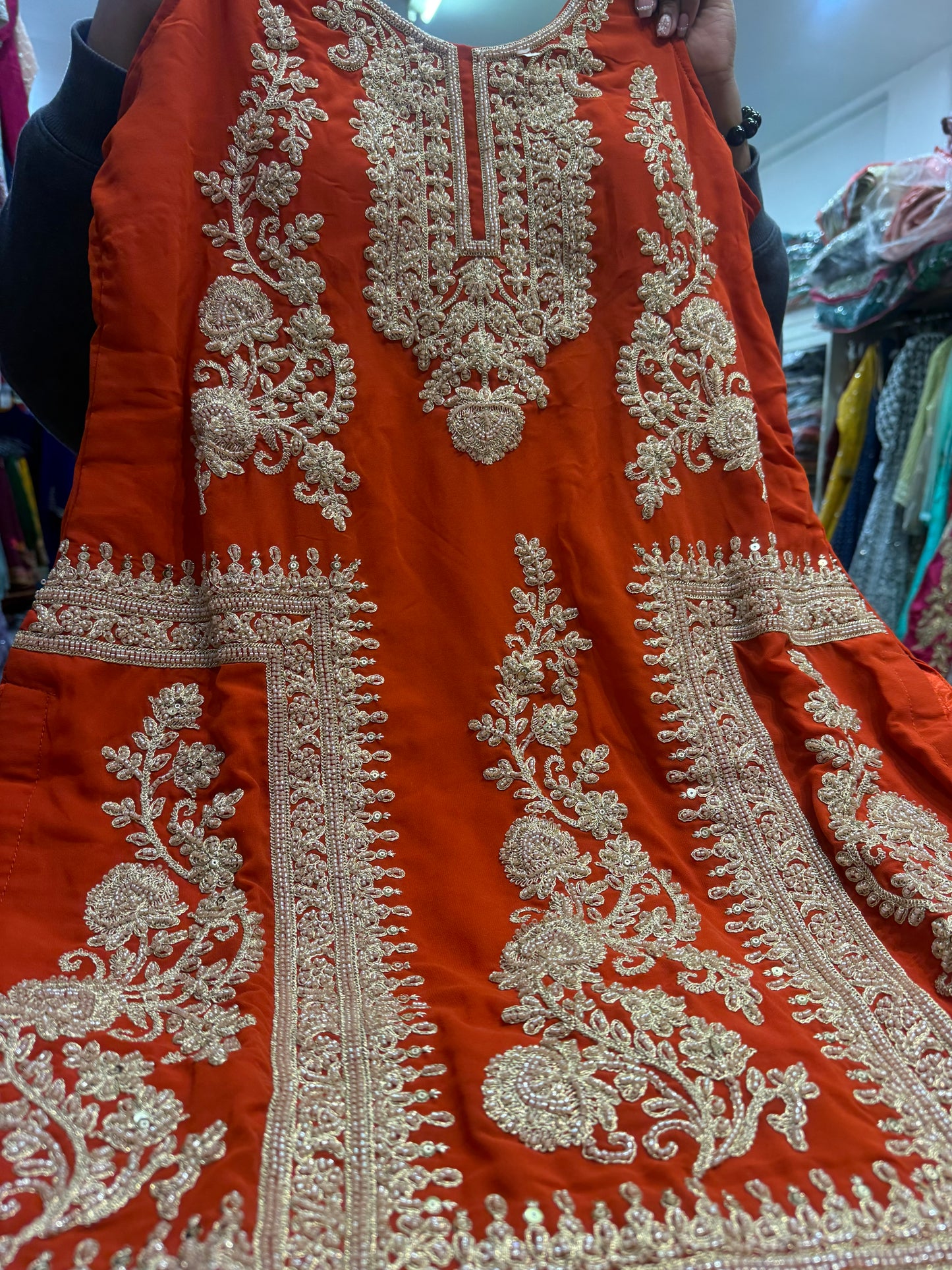 Beautiful designer sharara suit
