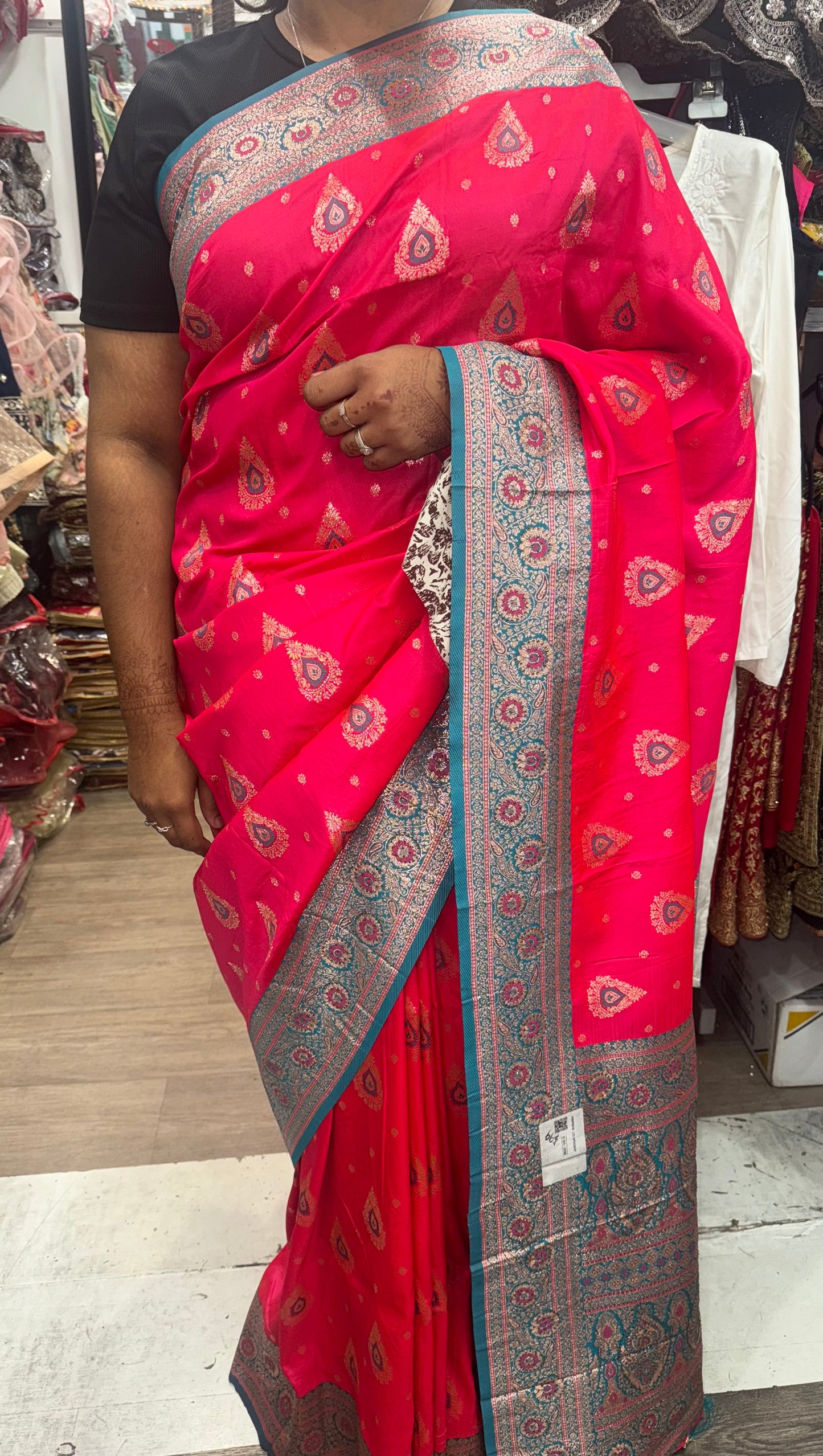 Beautiful designer silk saree