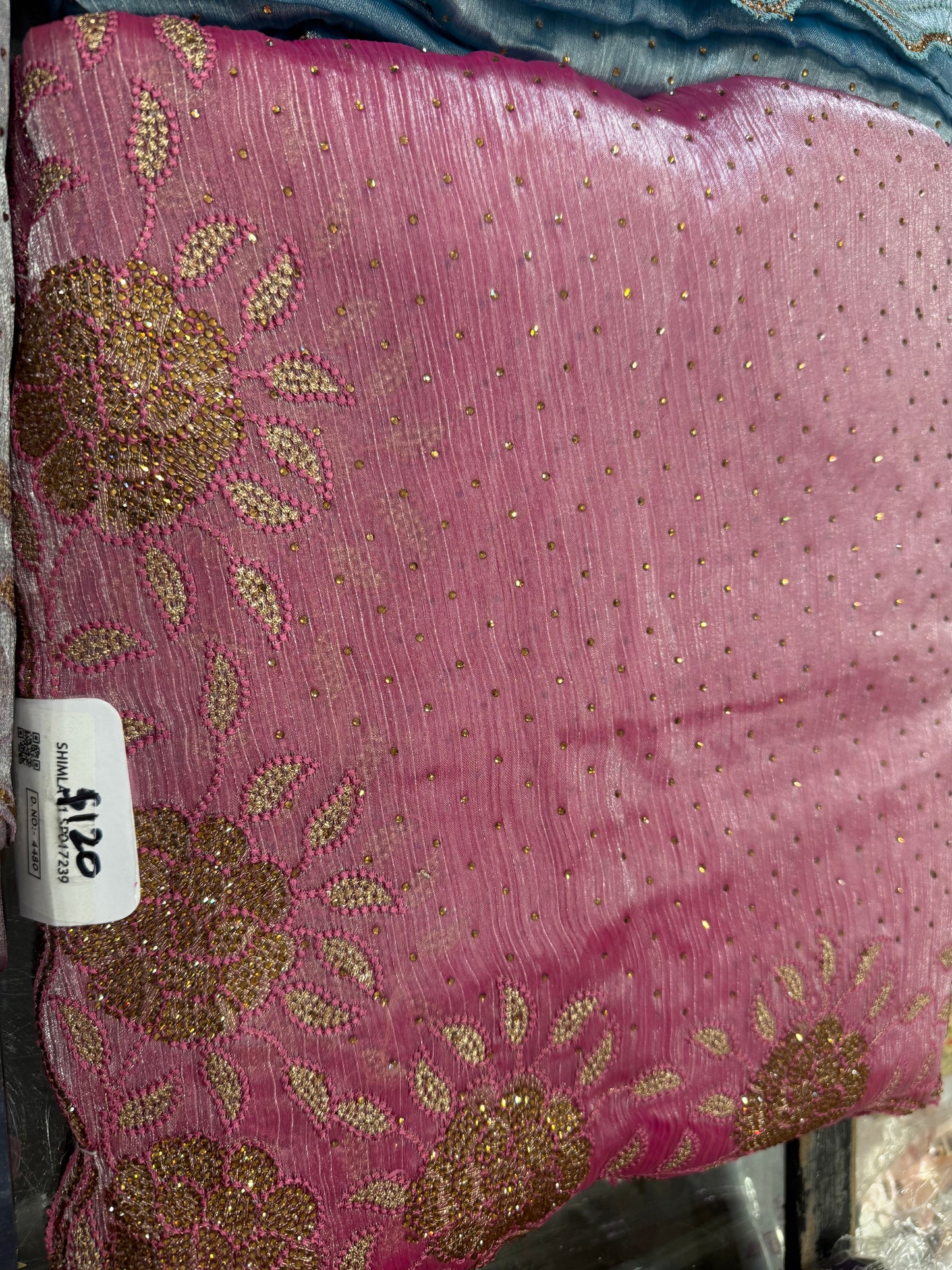 Beautiful designer fully embroidery saree