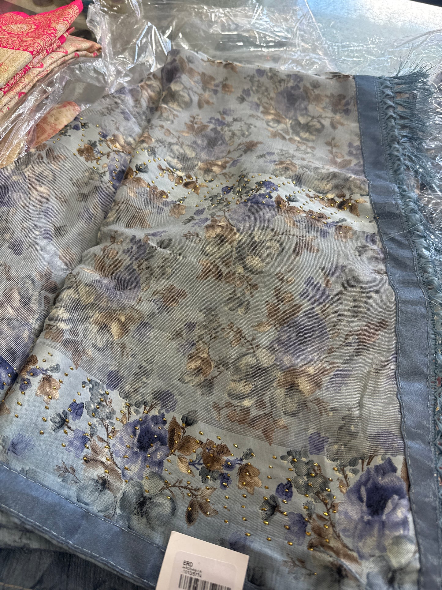 Beautiful designer floral saree
