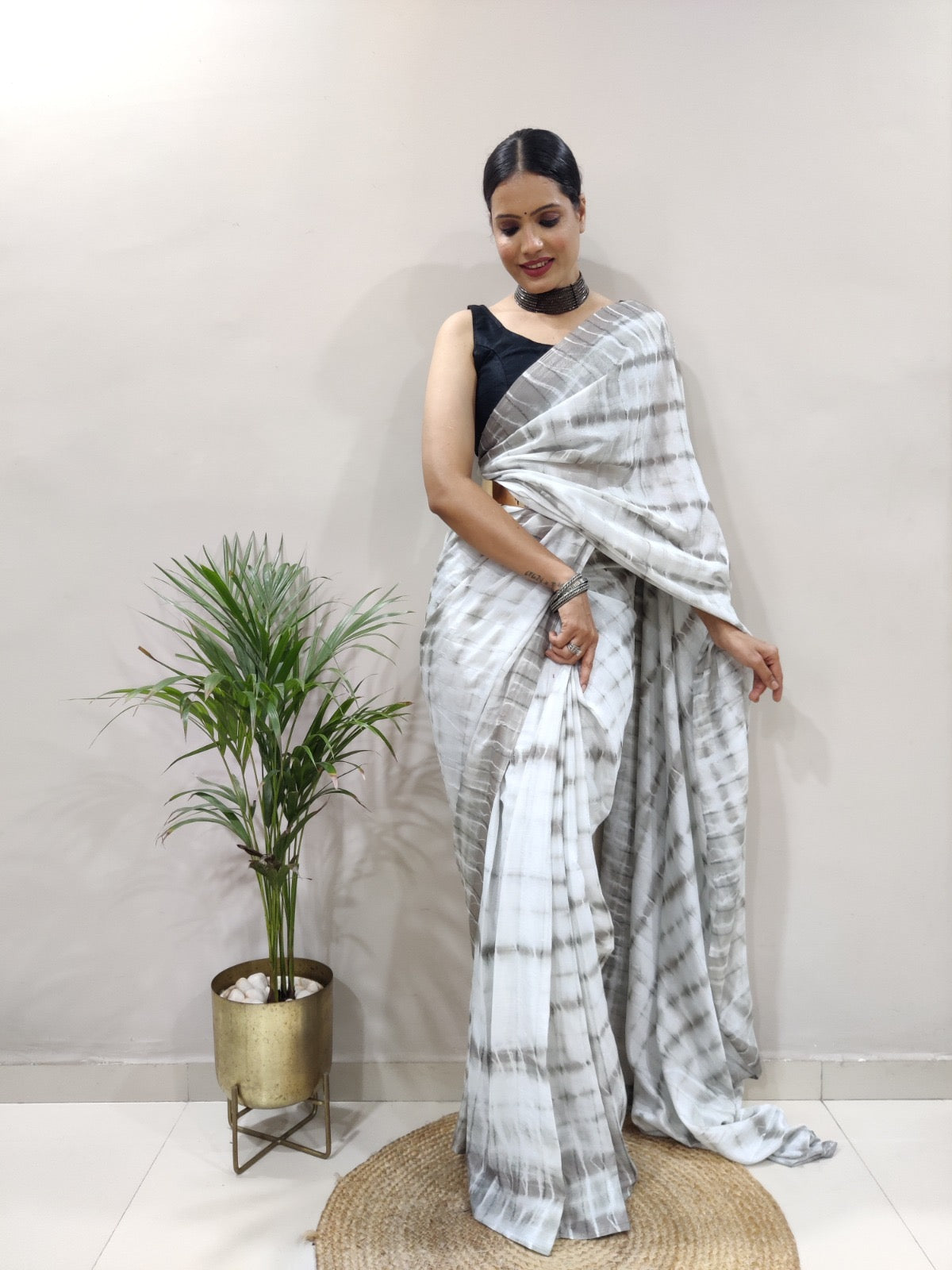 Beautiful designer readymade saree