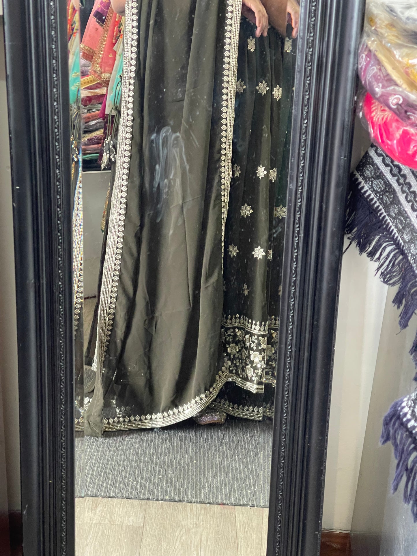 Beautiful designer nyra cut plazo suit