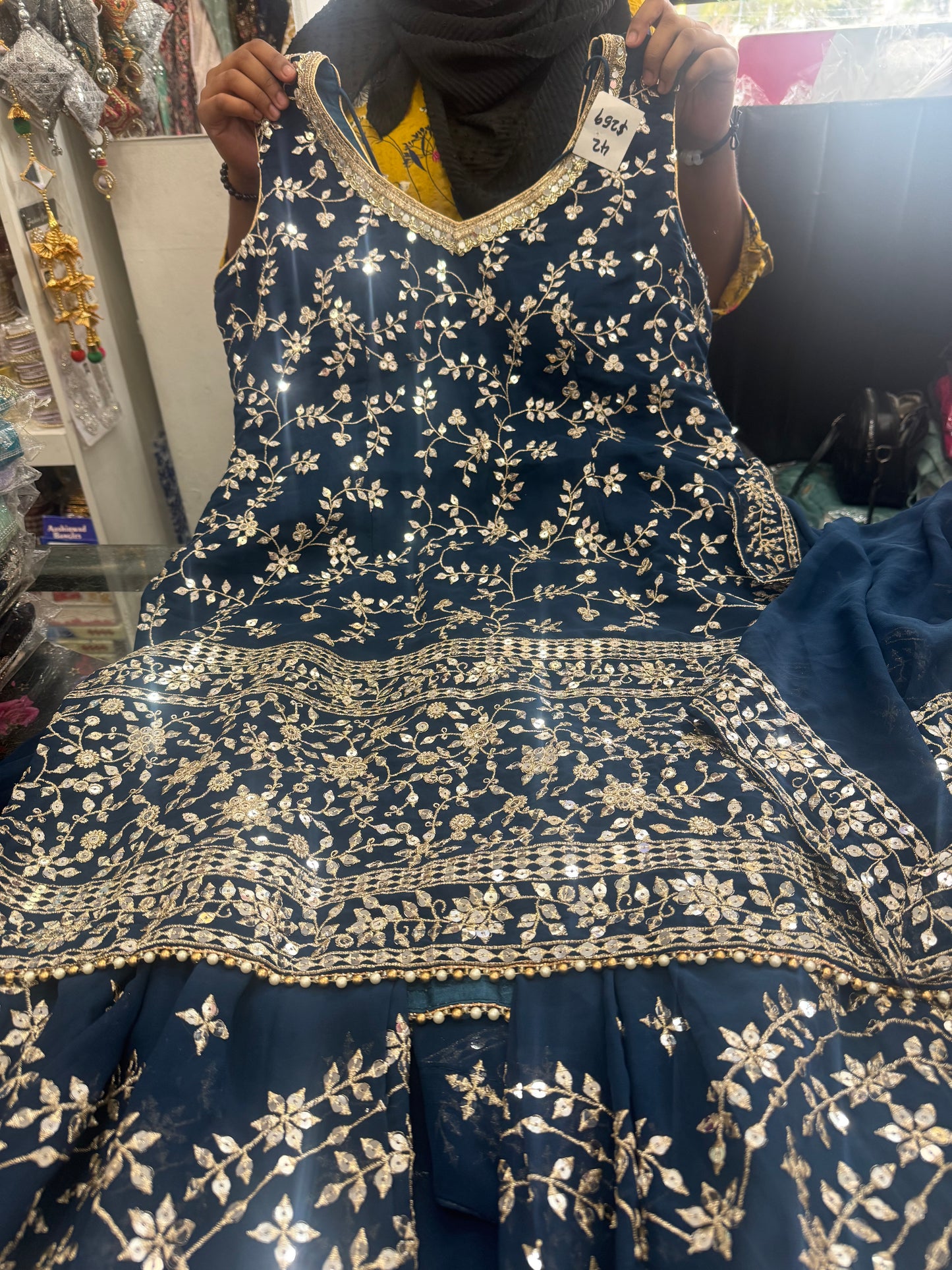Beautiful designer sharara suit