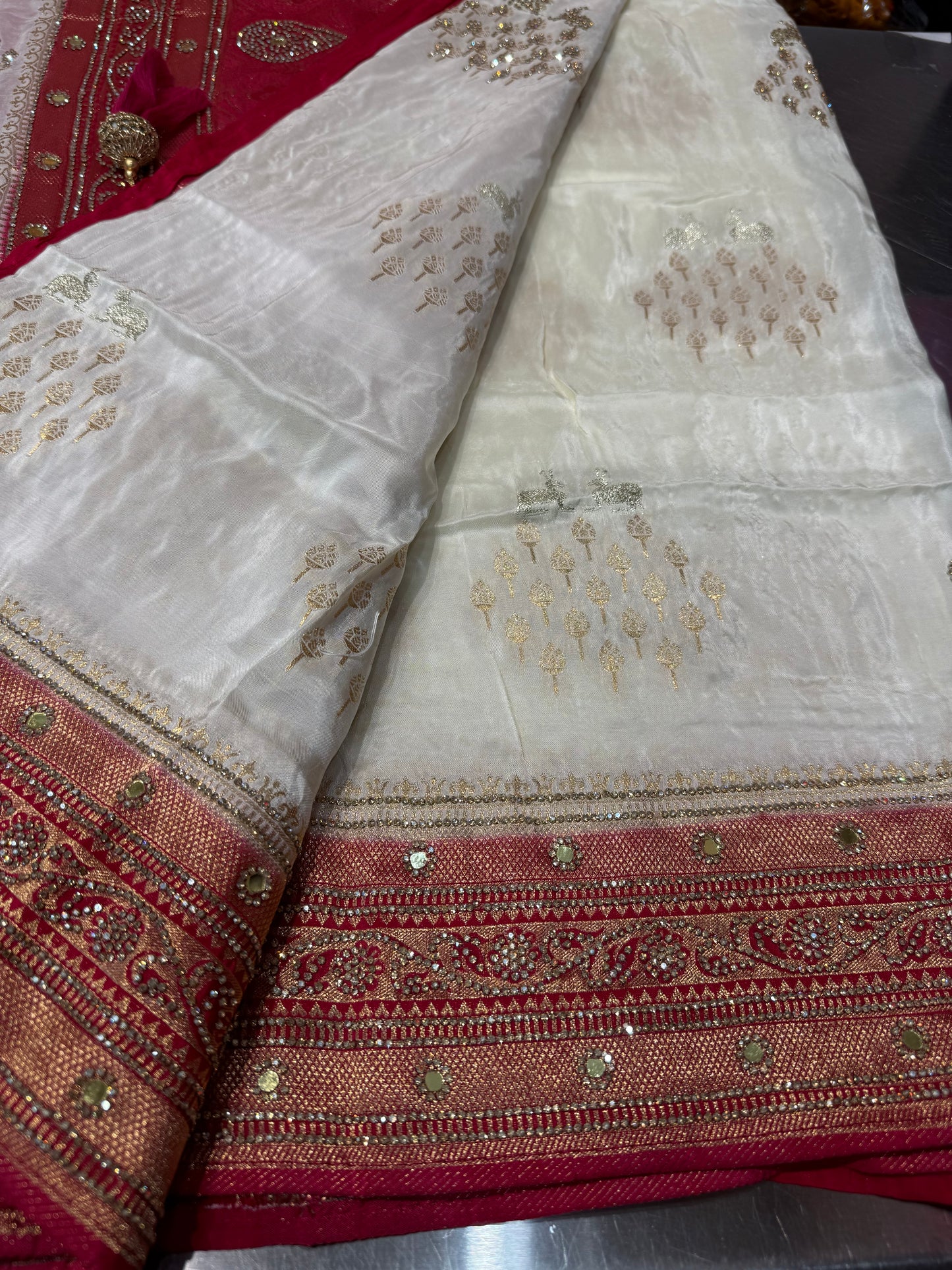 Beautiful designer pure silk saree