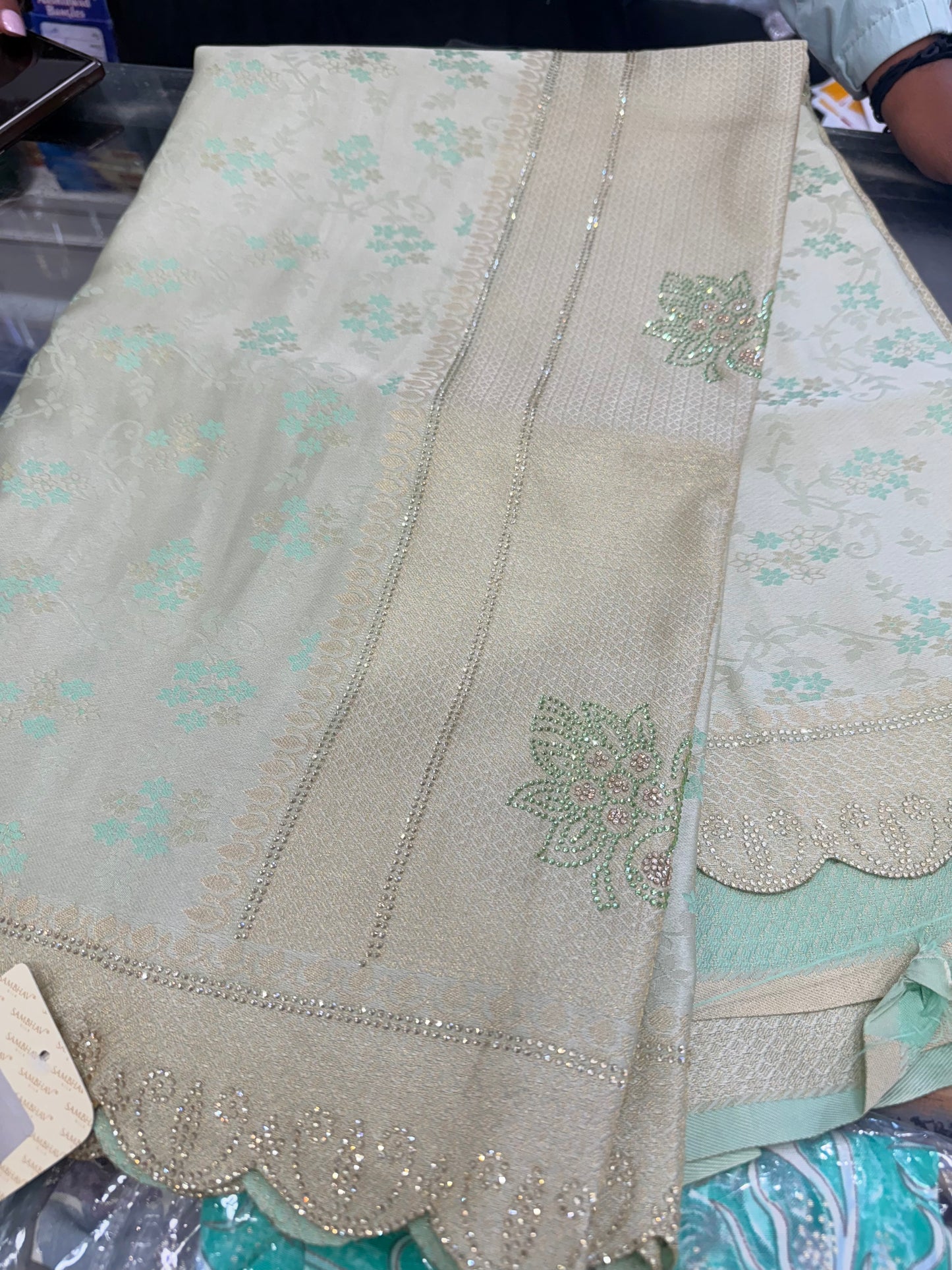 Beautiful designer silk saree