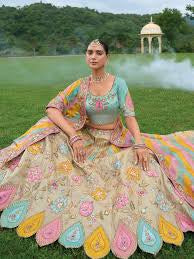 Beautiful designer semi stitch lengha choli
