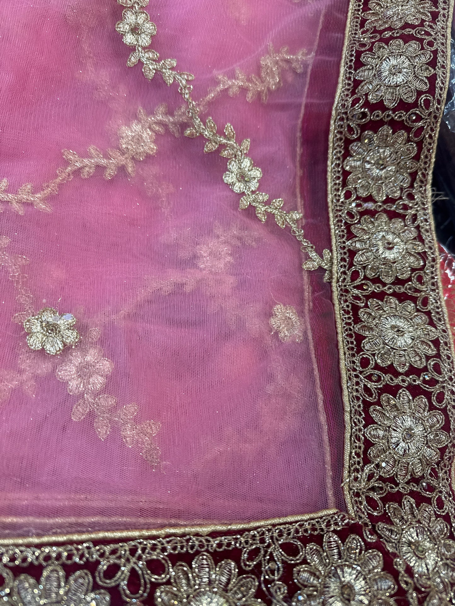 Beautiful designer bridal dupptta