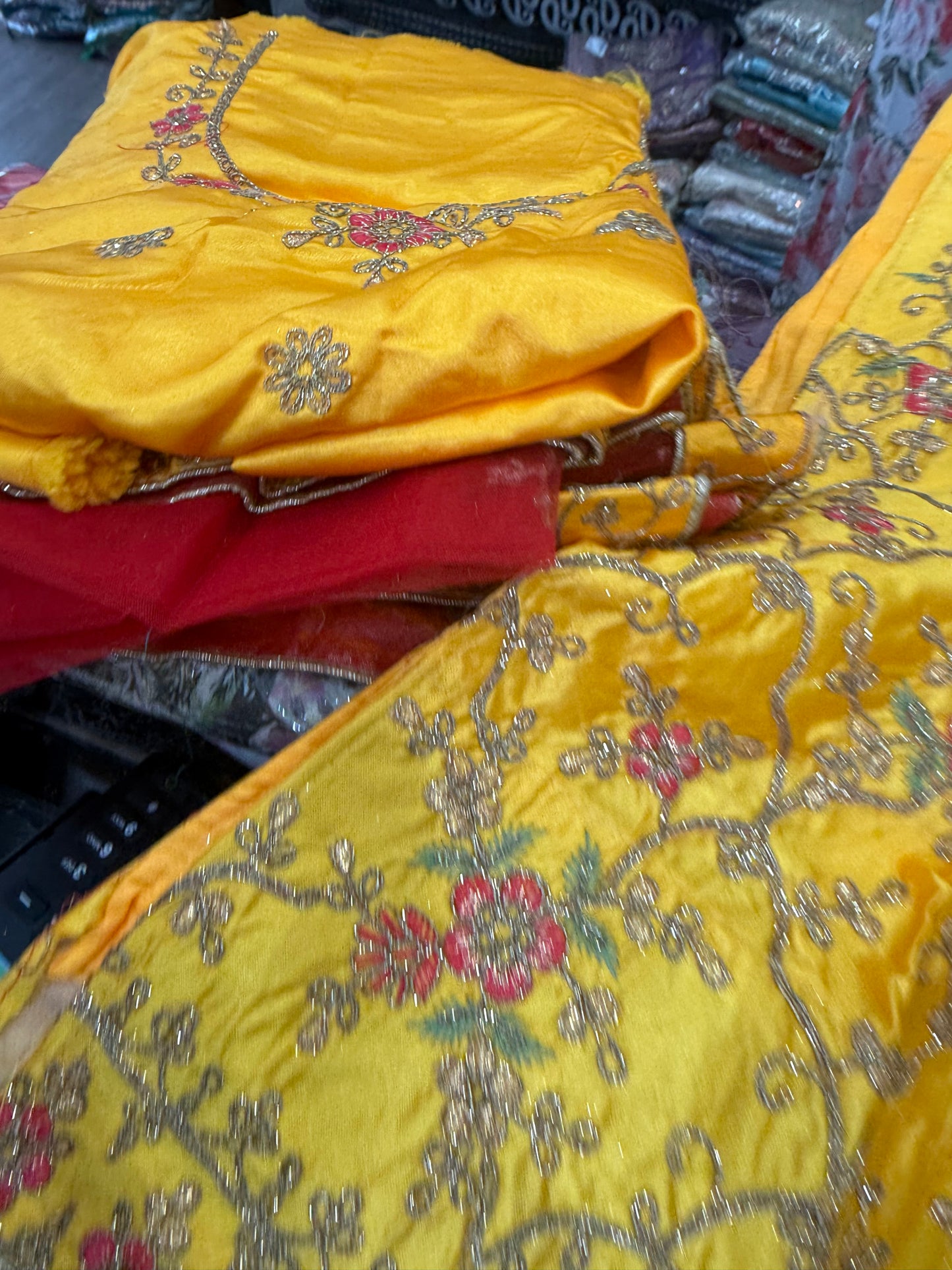 Beautiful designer Semi stitch lengha choli