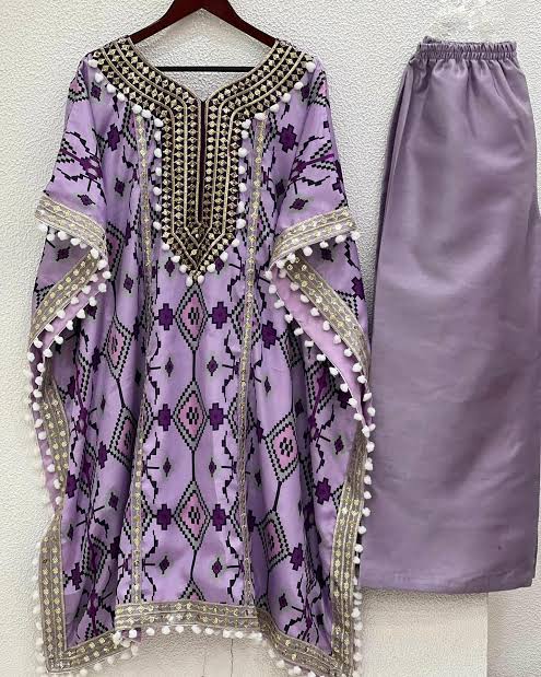 Beautiful designer kaftan with pants