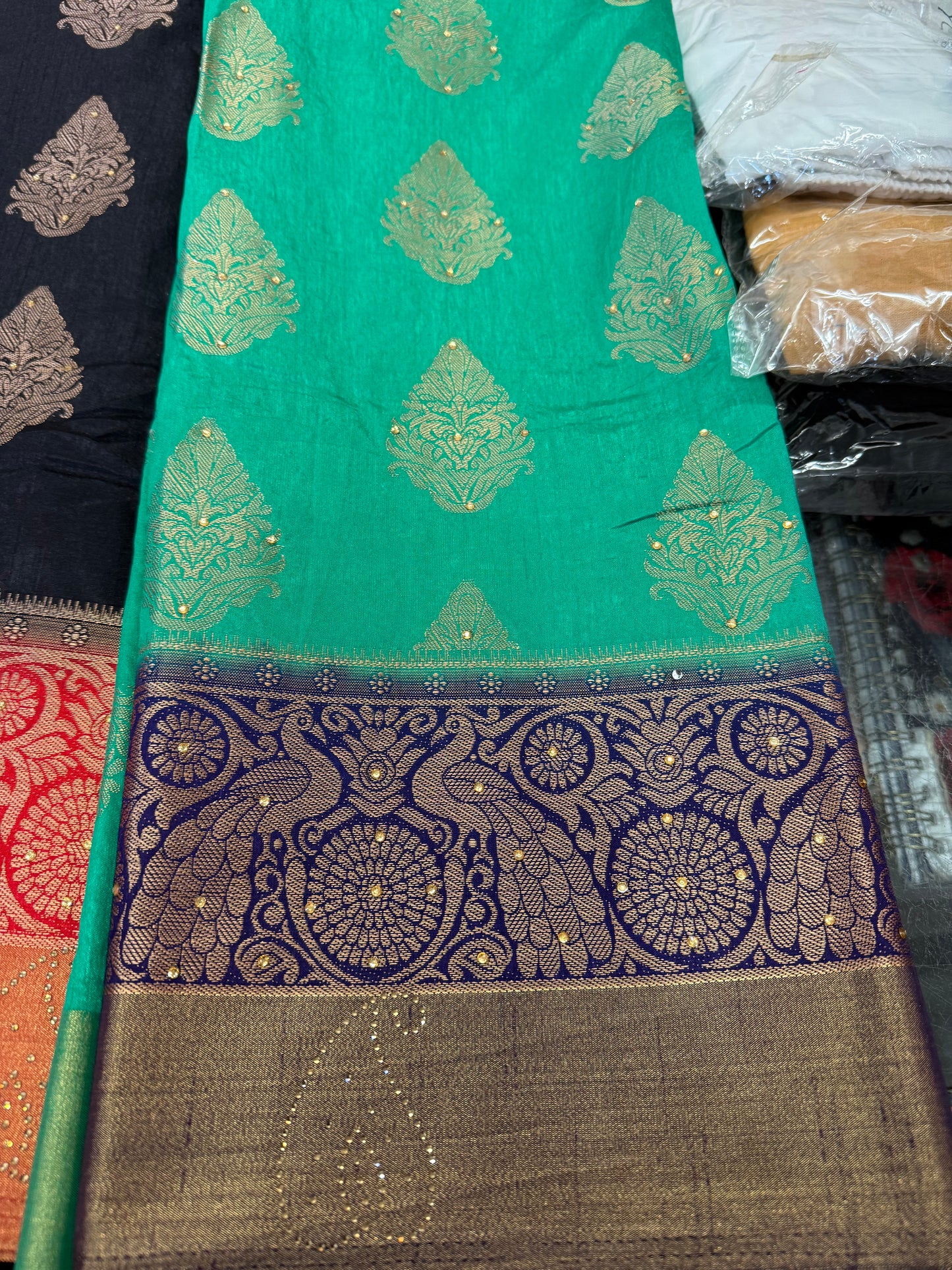 Beautiful designer silk saree
