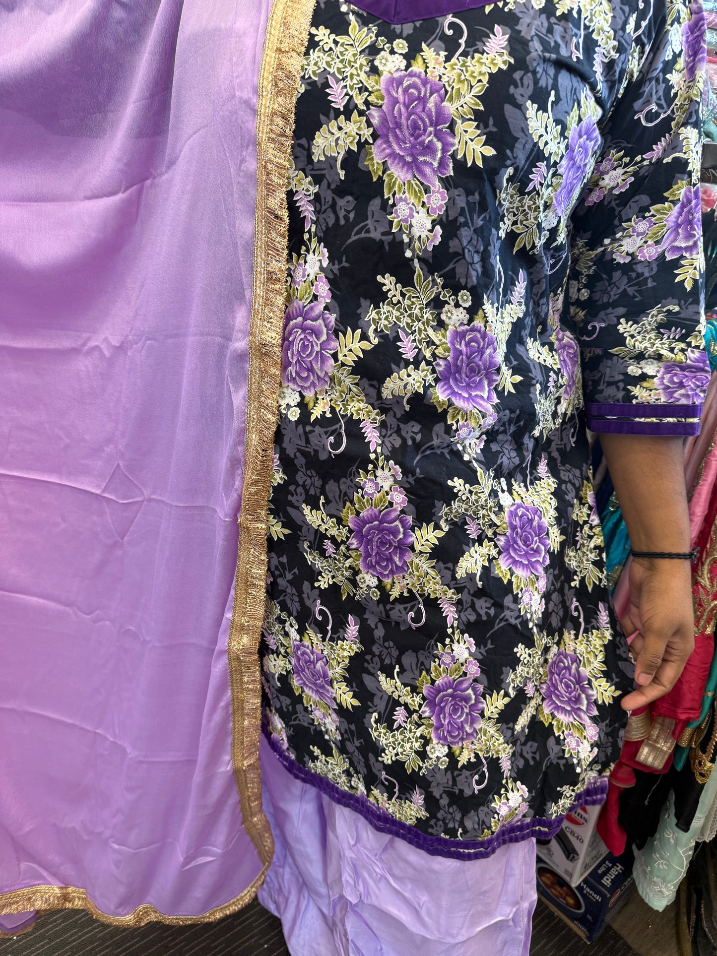 Beautiful designer plazo suit
