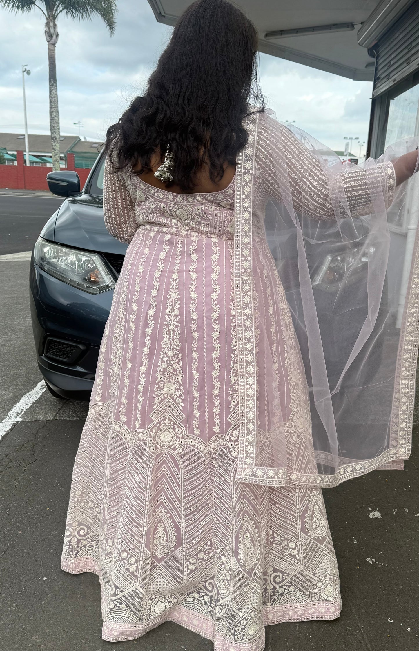 Beautiful designer gown style anarkali
