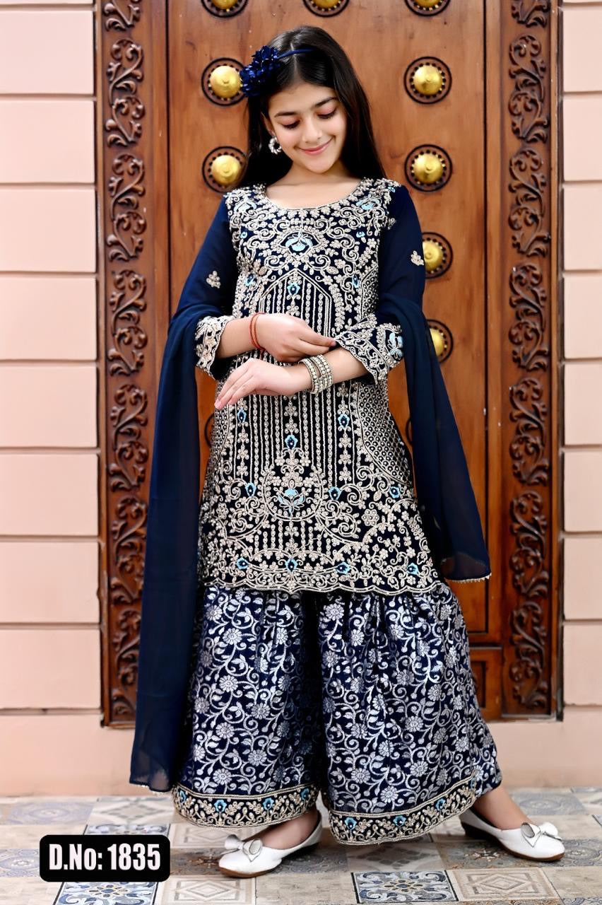 Beautiful designer sharara suit